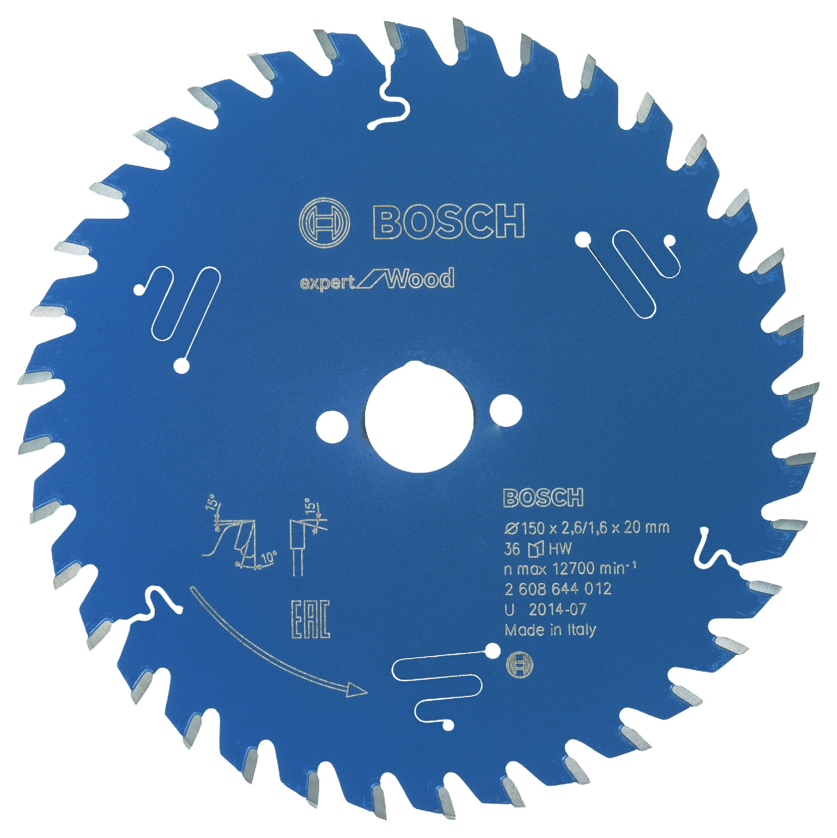 Pilový kotouč Bosch Expert for Wood 150x20 mm Dostupné varianty: Pilový kotouč Bosch Expert for Wood 150x20 mm/36z.