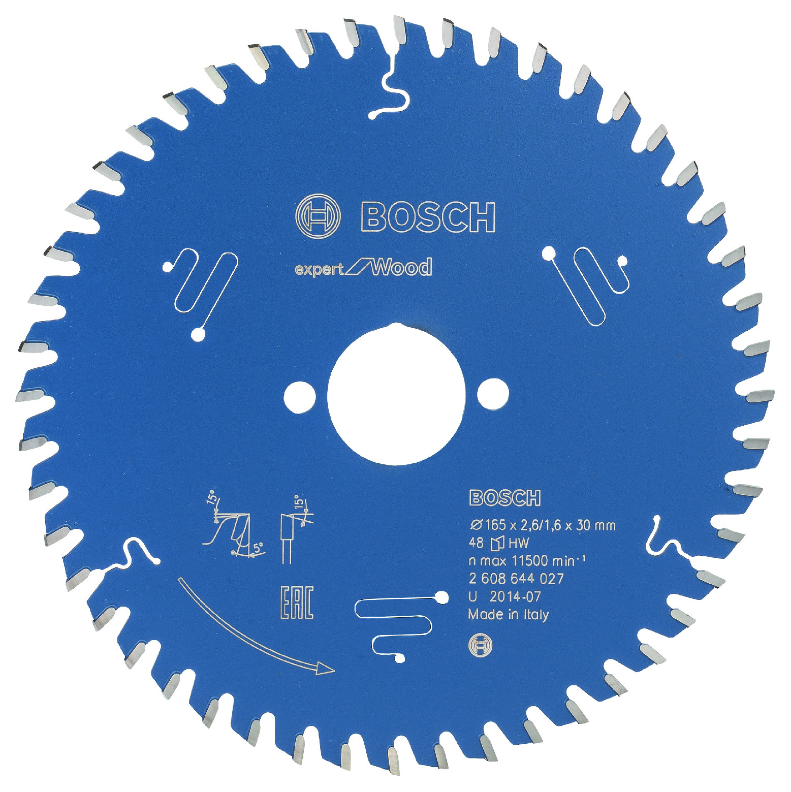 Pilový kotouč Bosch Expert for Wood 165x30 mm Dostupné varianty: Pilový kotouč Bosch Expert for Wood 165x30 mm/48z.