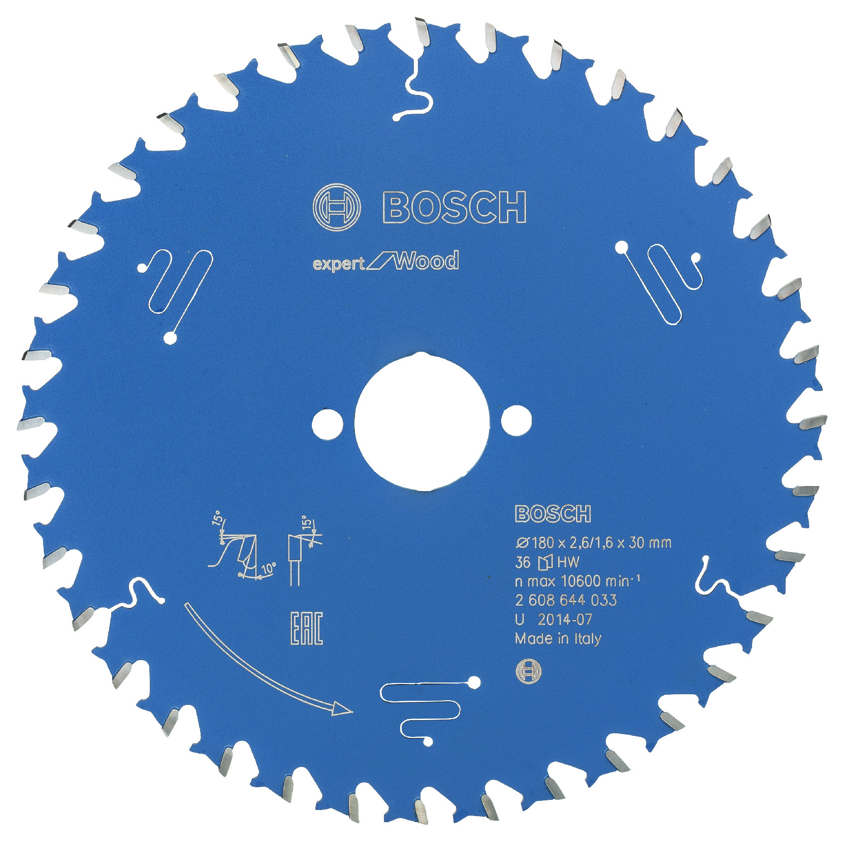 Pilový kotouč Bosch Expert for Wood 180x30 mm Dostupné varianty: Pilový kotouč Bosch Expert for Wood 180x30 mm/36z.