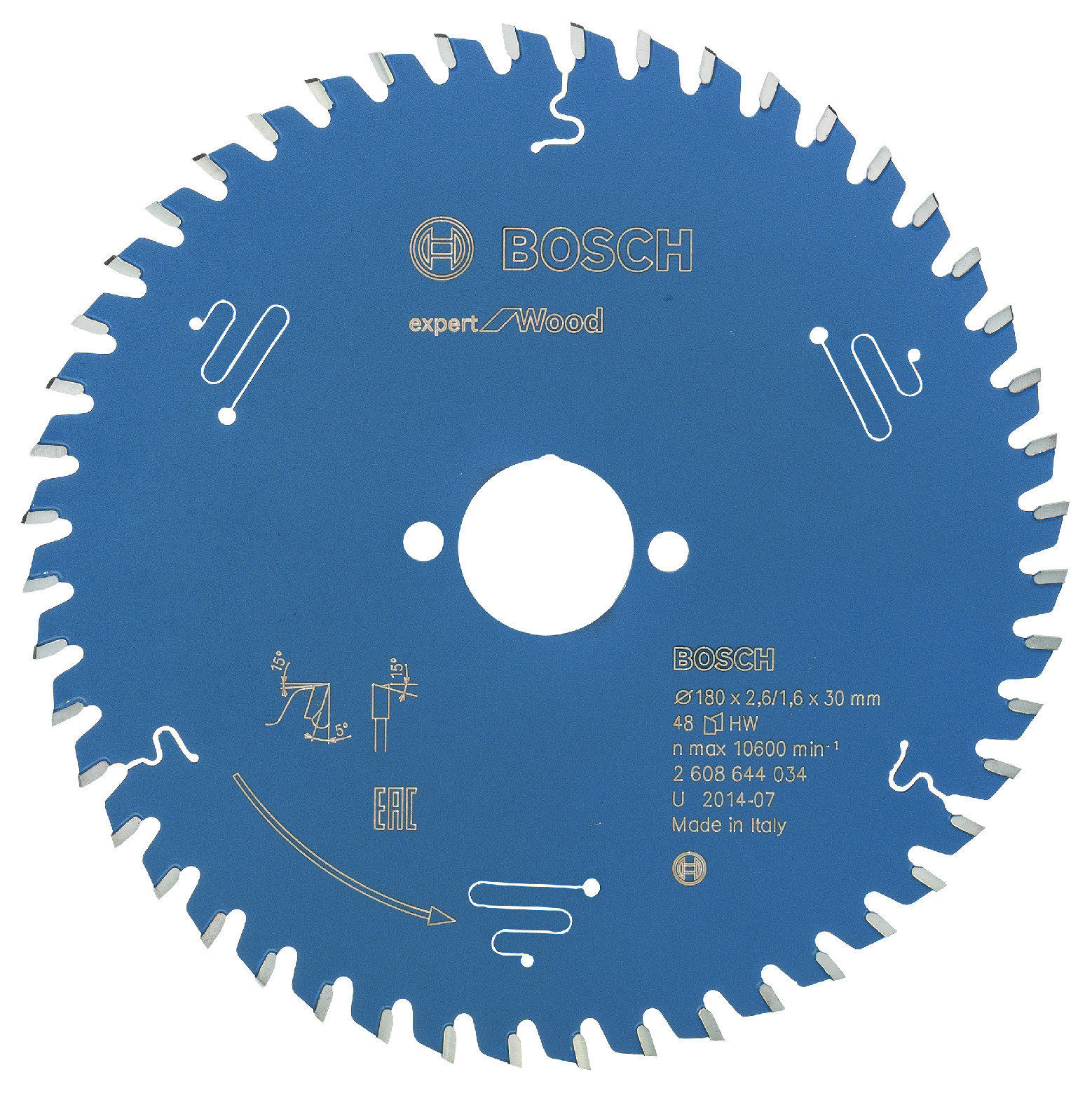 Pilový kotouč Bosch Expert for Wood 180x30 mm Dostupné varianty: Pilový kotouč Bosch Expert for Wood 180x30 mm/48z.