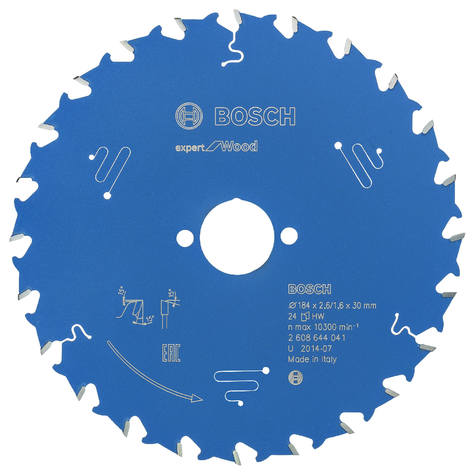 Pilový kotouč Bosch Expert for Wood 184x30 mm Dostupné varianty: Pilový kotouč Bosch Expert for Wood 184x30 mm/24z.