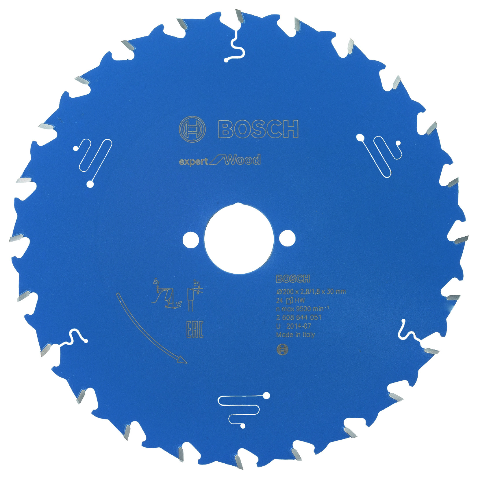 Pilový kotouč Bosch Expert for Wood 200x30 mm Dostupné varianty: Pilový kotouč Bosch Expert for Wood 200x30 mm/24z.