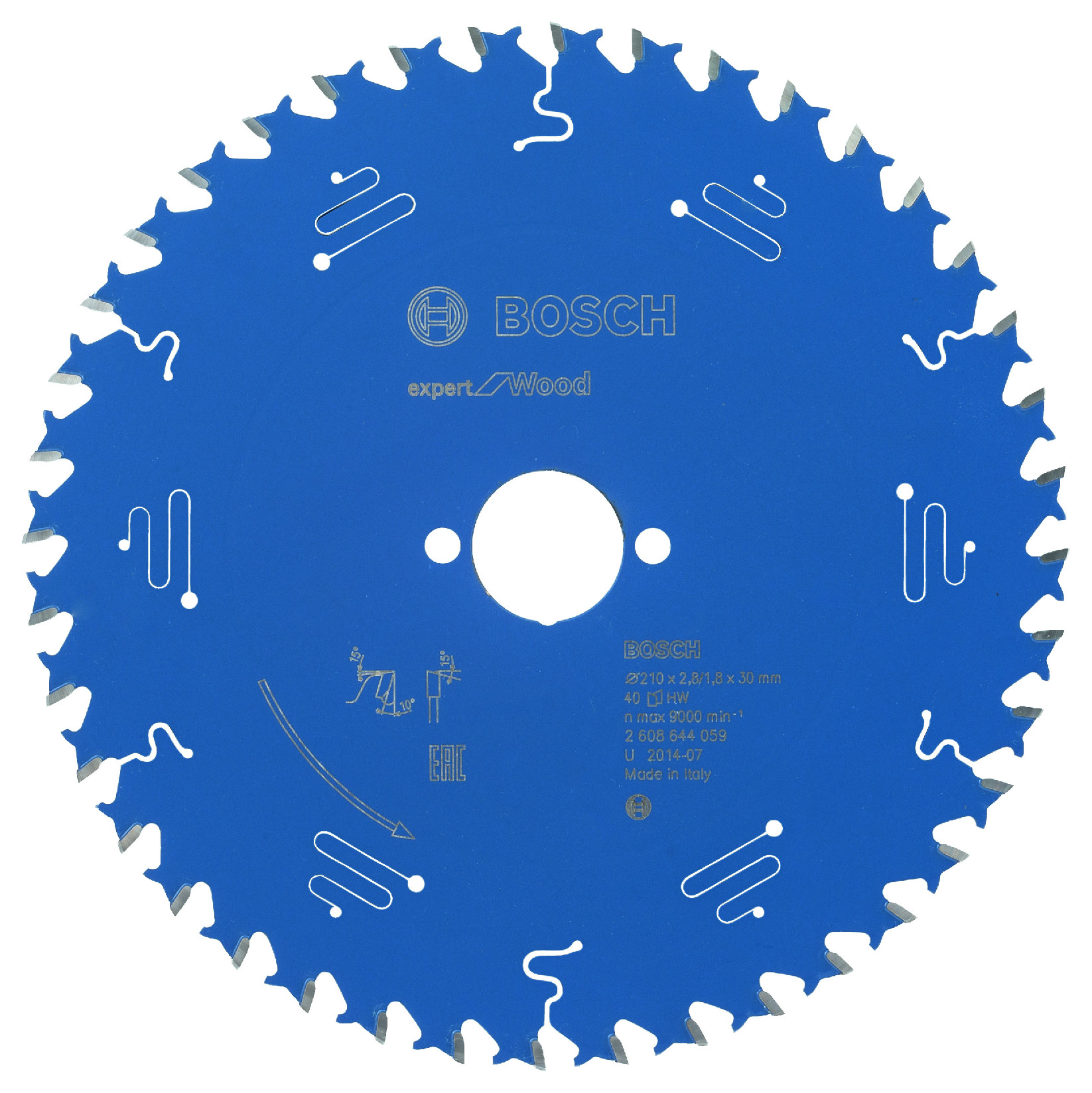 Pilový kotouč Bosch Expert for Wood 210x30 mm Dostupné varianty: Pilový kotouč Bosch Expert for Wood 210x30 mm/40z.