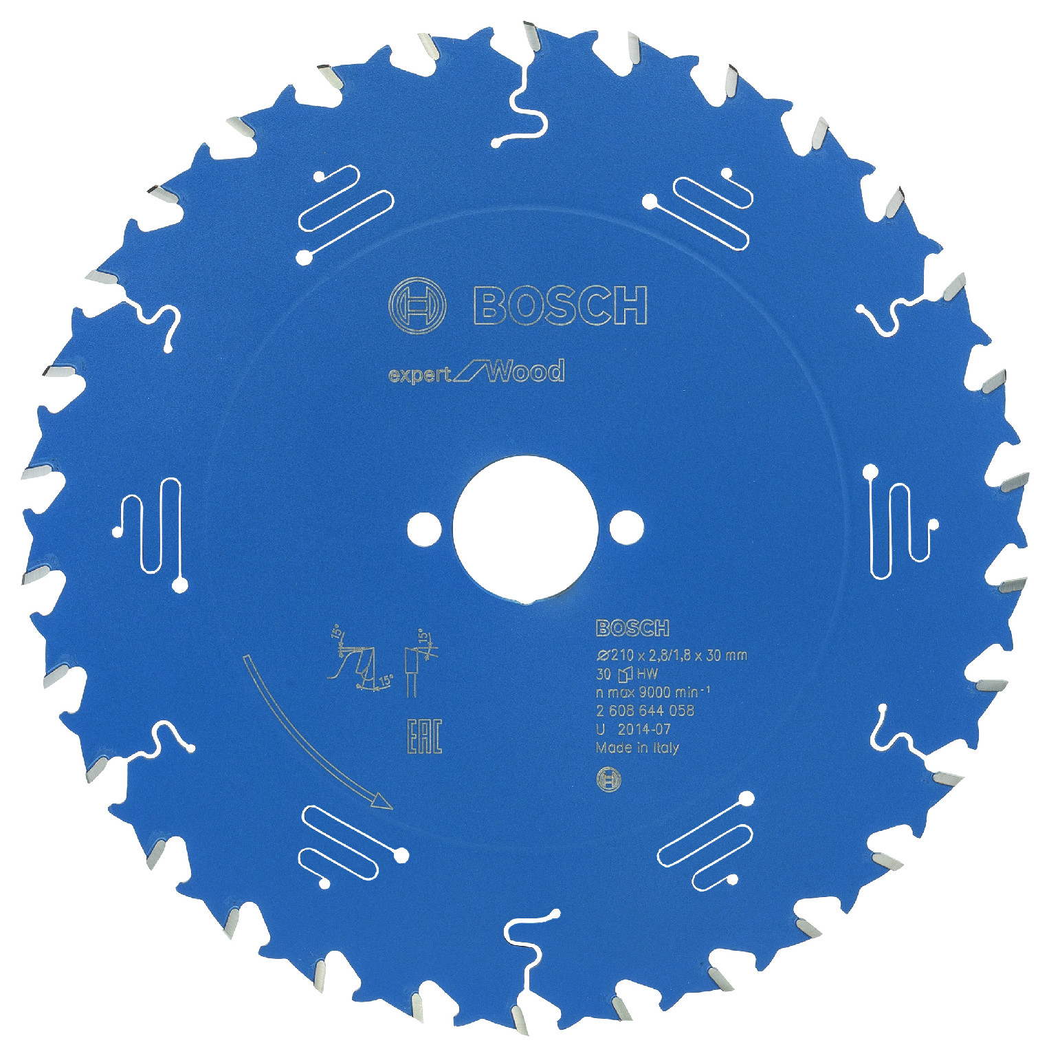 Pilový kotouč Bosch Expert for Wood 210x30 mm Dostupné varianty: Pilový kotouč Bosch Expert for Wood 210x30 mm/30z.
