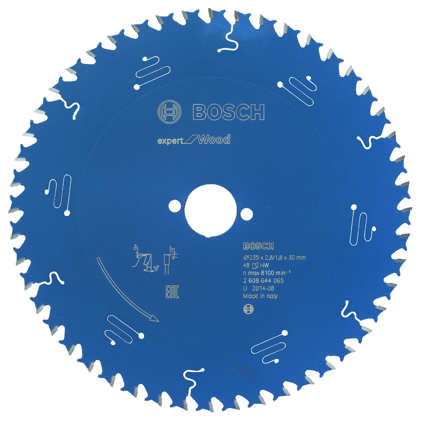 Pilový kotouč Bosch Expert for Wood 235x30 mm Dostupné varianty: Pilový kotouč Bosch Expert for Wood 235x30 mm/48z.