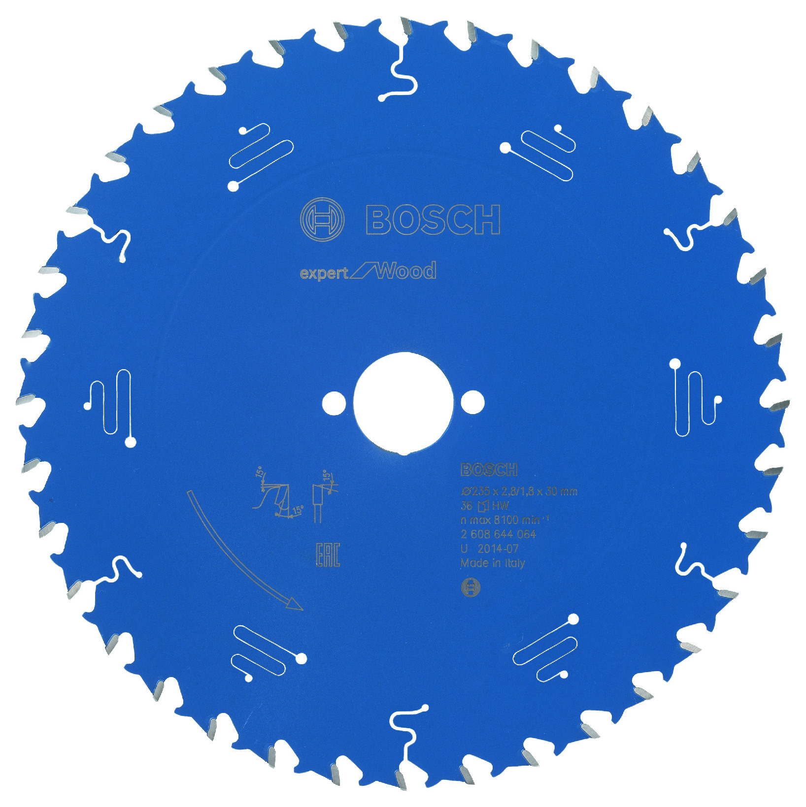 Pilový kotouč Bosch Expert for Wood 235x30 mm Dostupné varianty: Pilový kotouč Bosch Expert for Wood 235x30 mm/36z.
