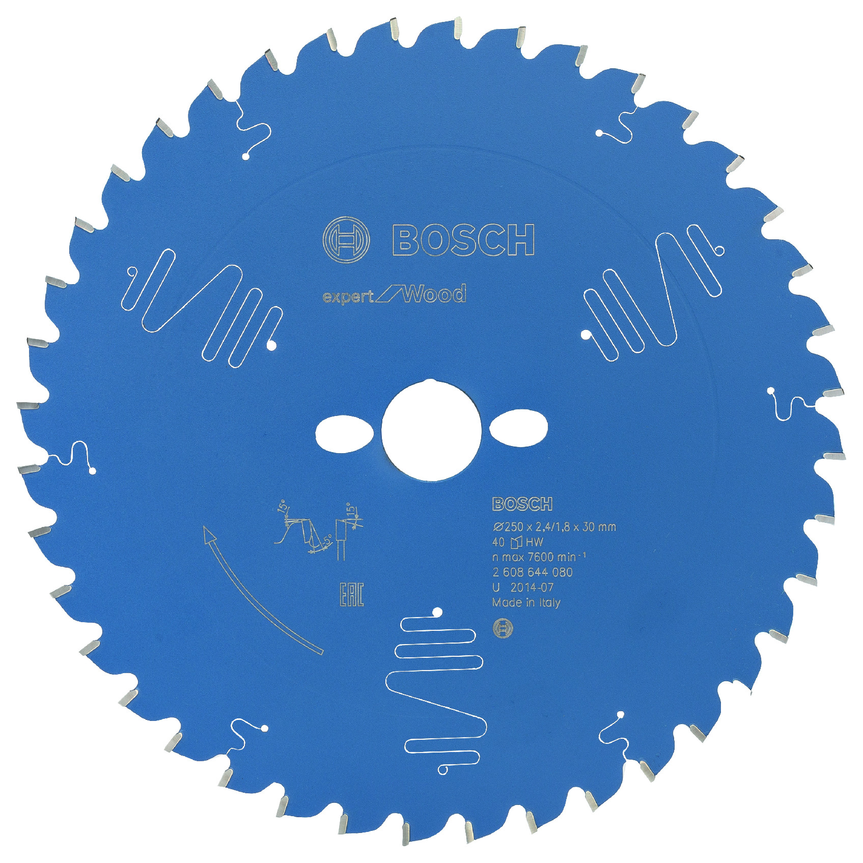 Pilový kotouč Bosch Expert for Wood 250x30 mm Dostupné varianty: Pilový kotouč Bosch Expert for Wood 250x30 mm/40z.