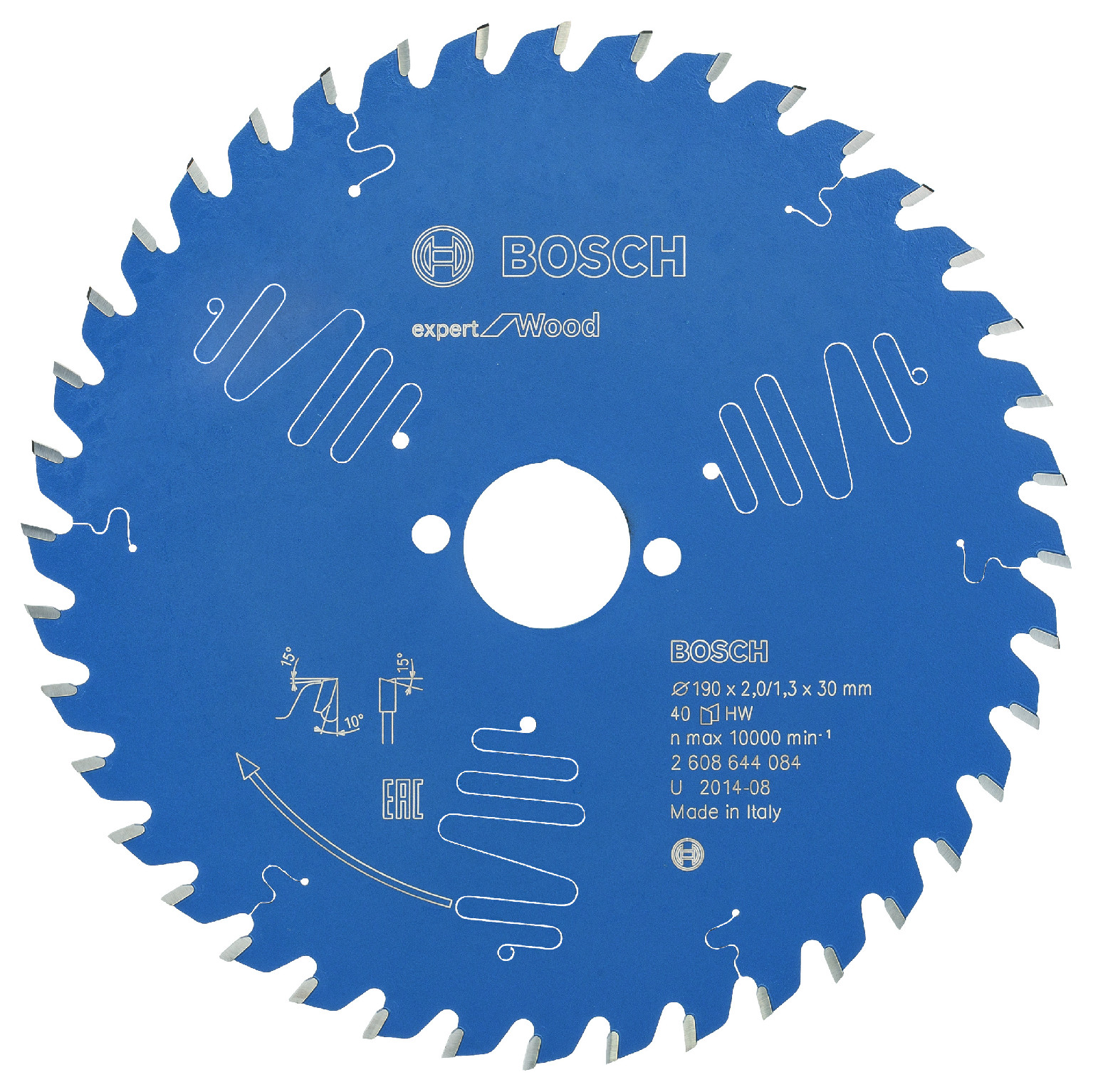 Pilový kotouč Bosch Expert for Wood 190x30 mm Dostupné varianty: Pilový kotouč Bosch Expert for Wood 190x30 mm/40z.