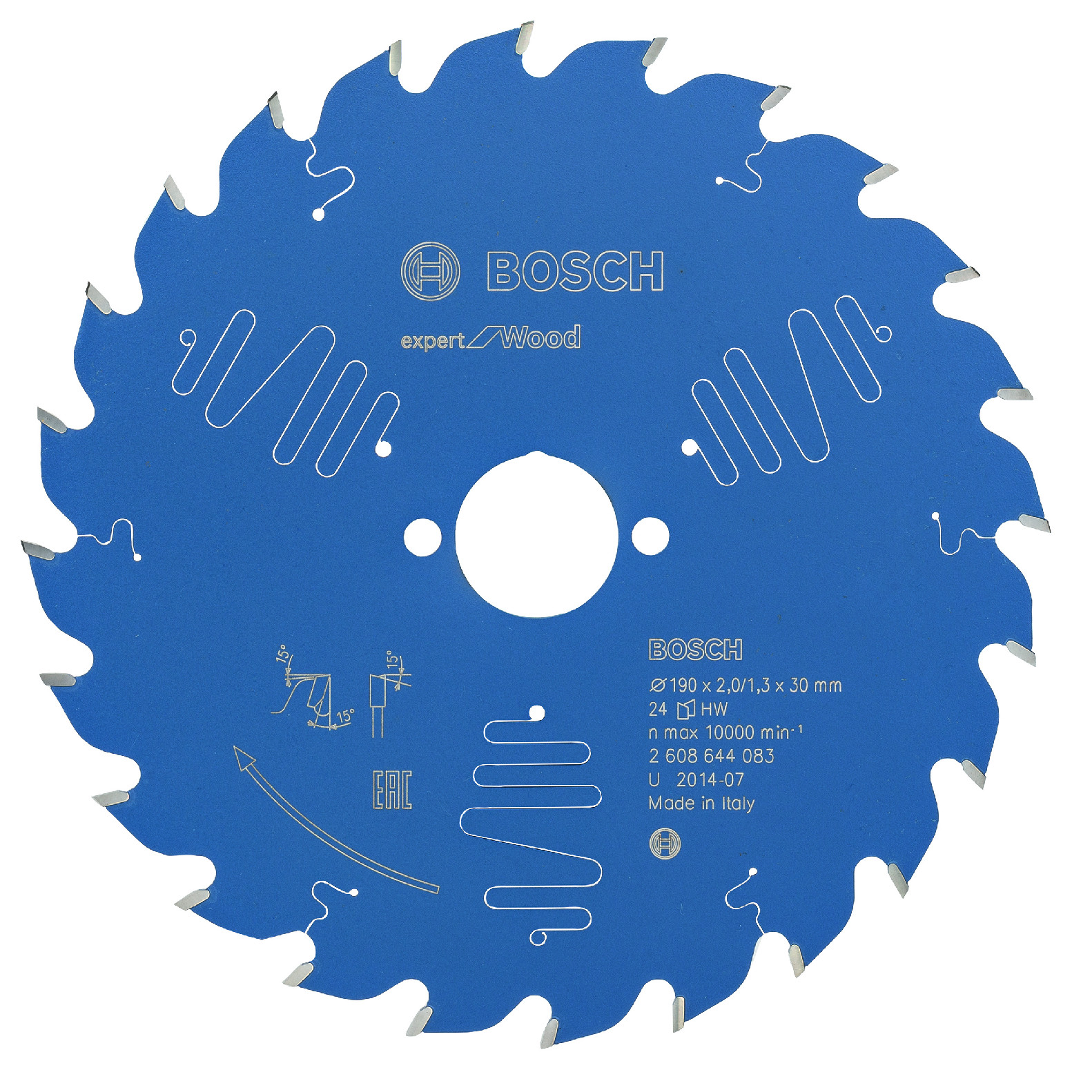 Pilový kotouč Bosch Expert for Wood 190x30 mm Dostupné varianty: Pilový kotouč Bosch Expert for Wood 190x30 mm/24z.