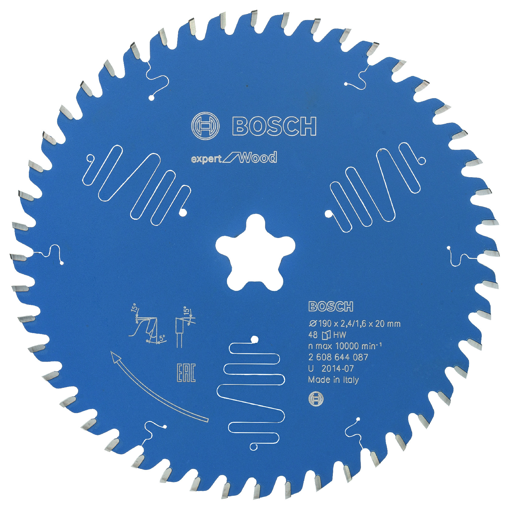 Pilový kotouč Bosch Expert for Wood 190x2