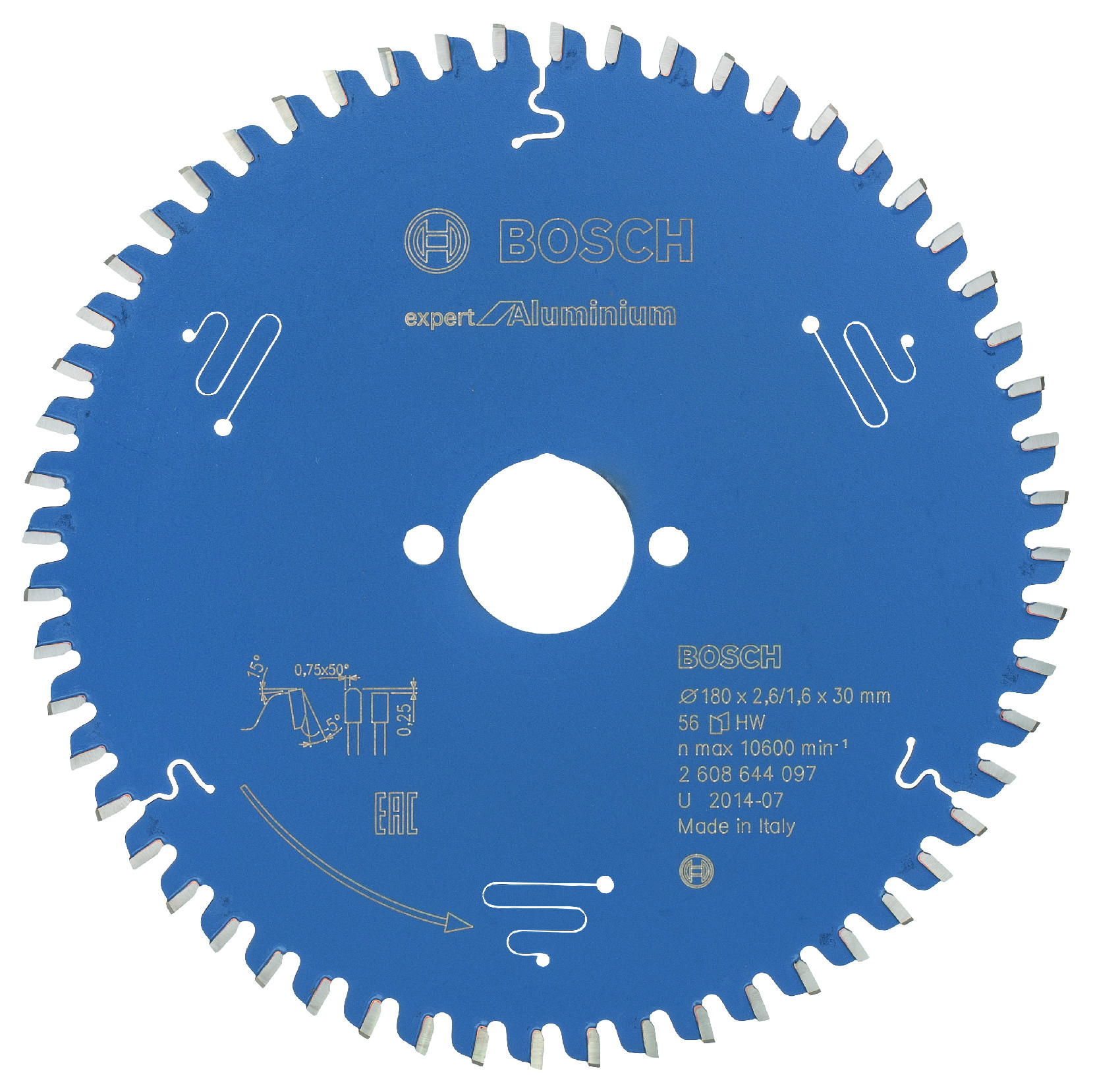 Pilový kotouč Bosch Expert for Aluminium 180x30 mm/56z.