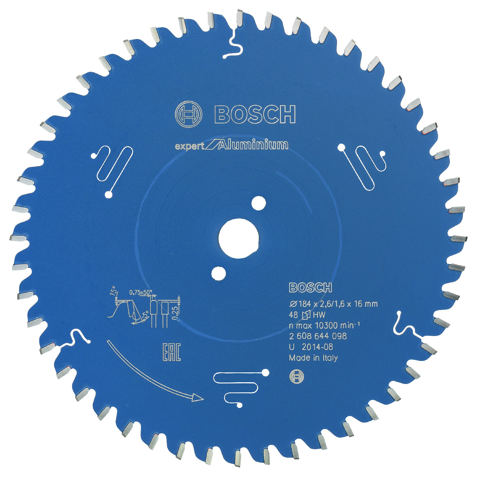 Pilový kotouč Bosch Expert for Aluminium 184x16 mm/48z.