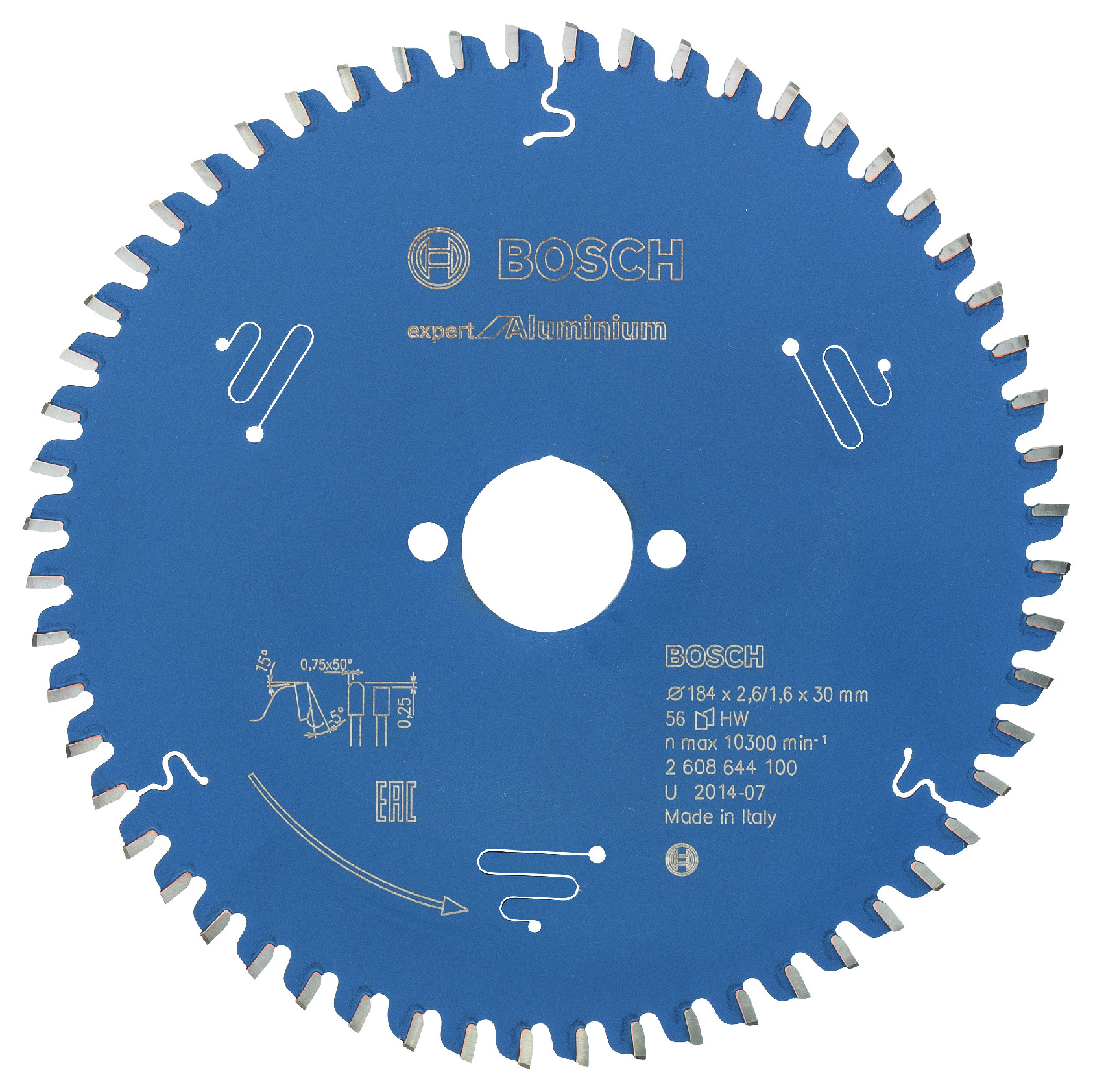 Pilový kotouč Bosch Expert for Aluminium 184x30 mm/56z.