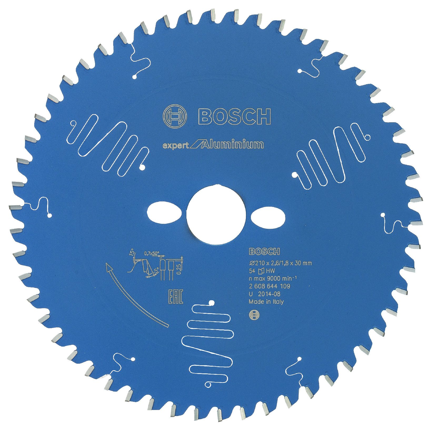 Pilový kotouč Bosch Expert for Aluminium 210x30 mm/54z.