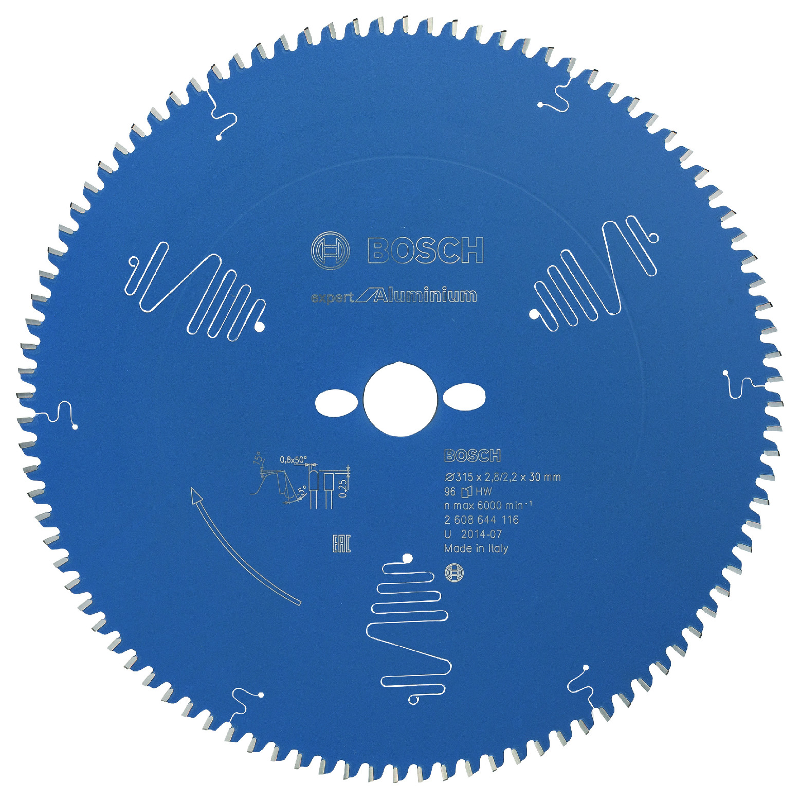Pilový kotouč Bosch Expert for Aluminium 315x30 mm/96z.