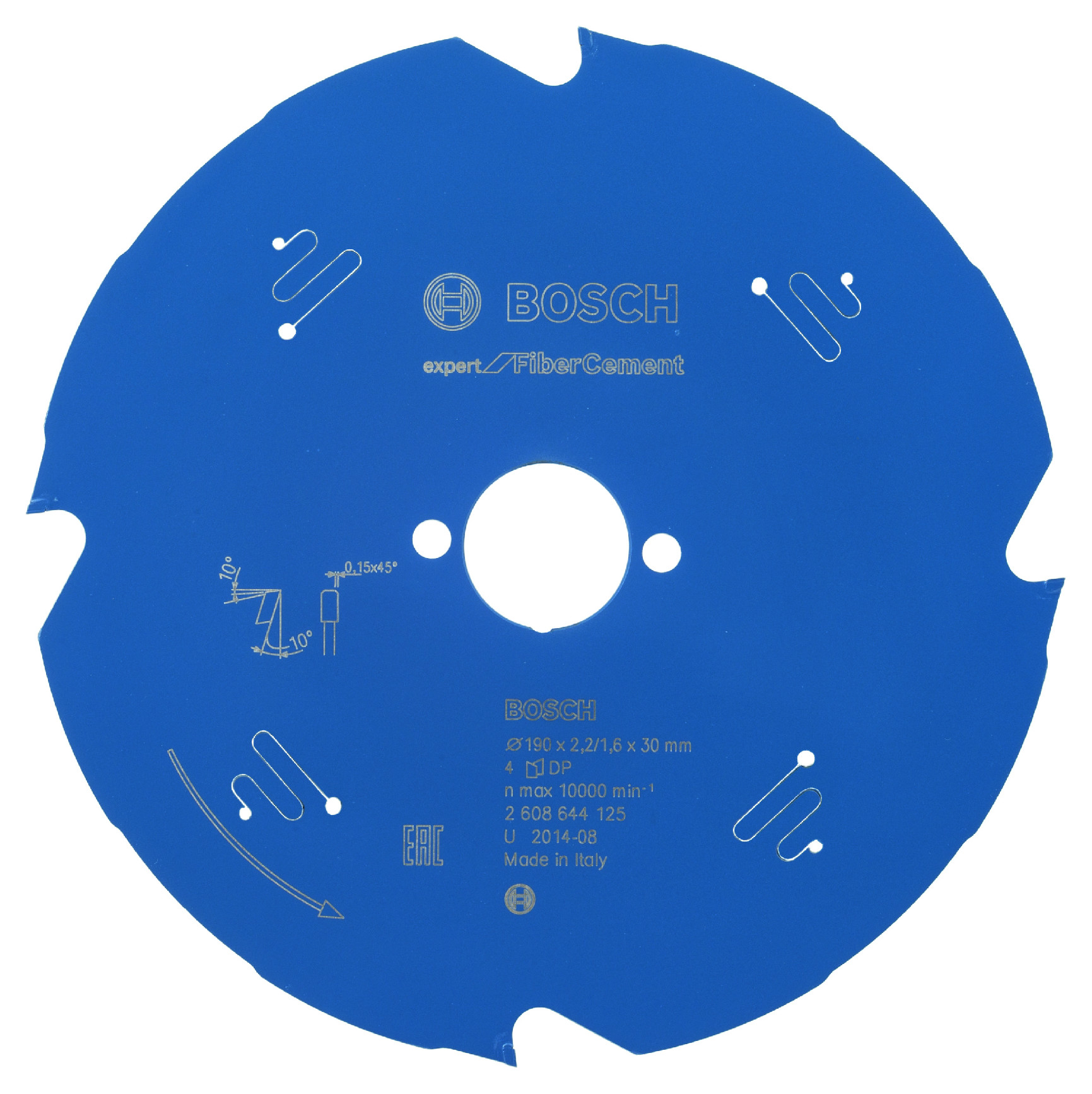 Pilový kotouč Bosch Expert for Fiber Cement 190x30 mm/4z.