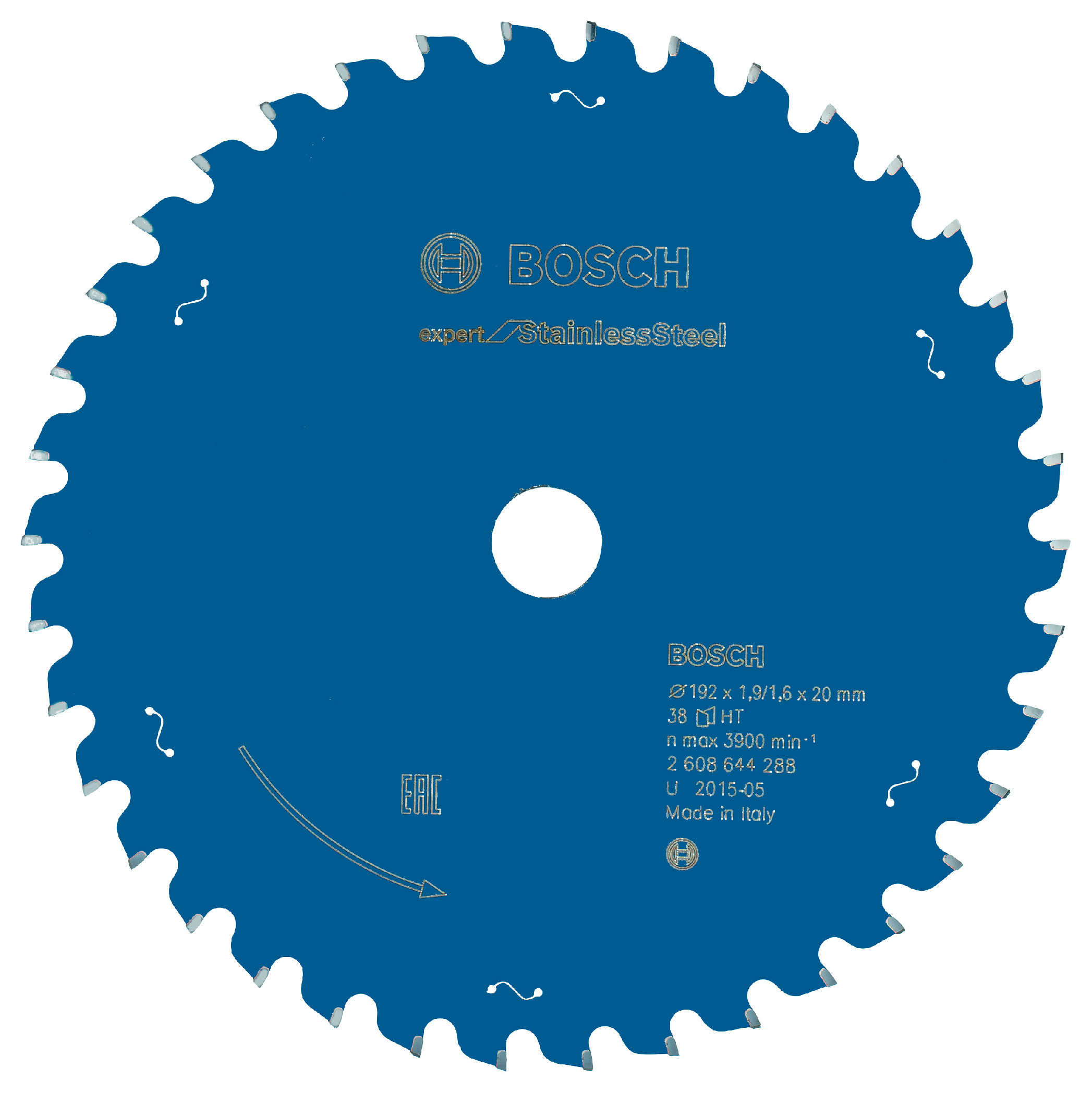 Pilový kotouč Bosch Expert for Stainless Steel 192x20 mm/38z.
