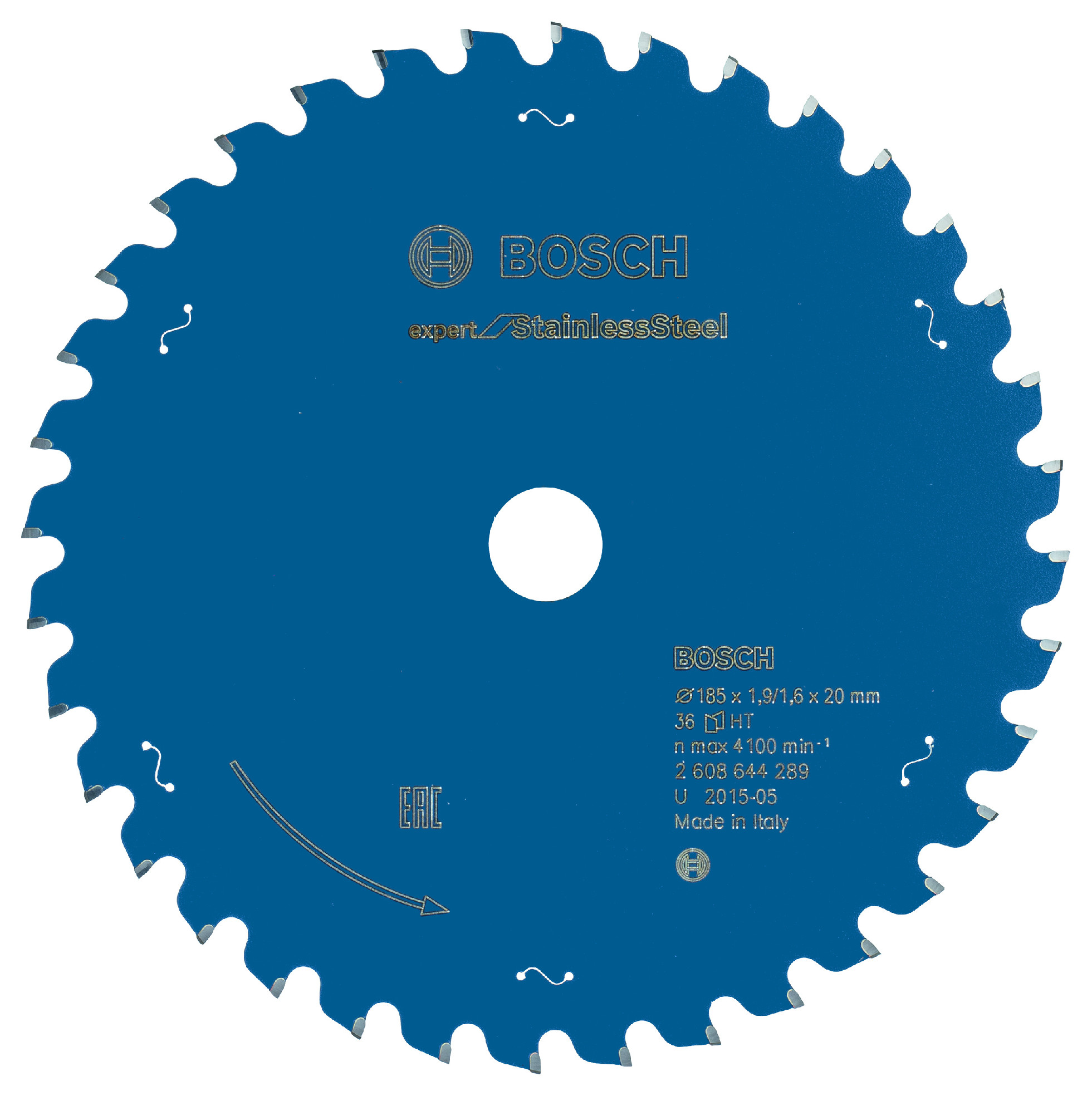 Pilový kotouč Bosch Expert for Stainless Steel 185x20 mm/36z.