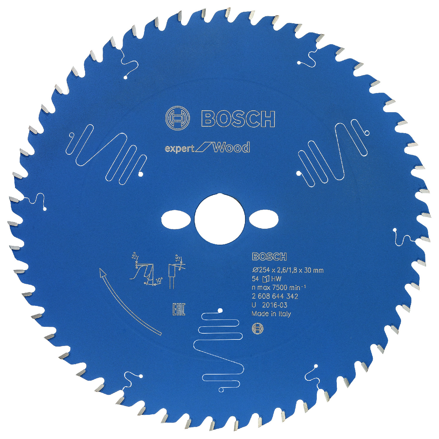 Pilový kotouč Bosch Expert for Wood 254x30 mm Dostupné varianty: Pilový kotouč Bosch Expert for Wood 254x30 mm/54z.