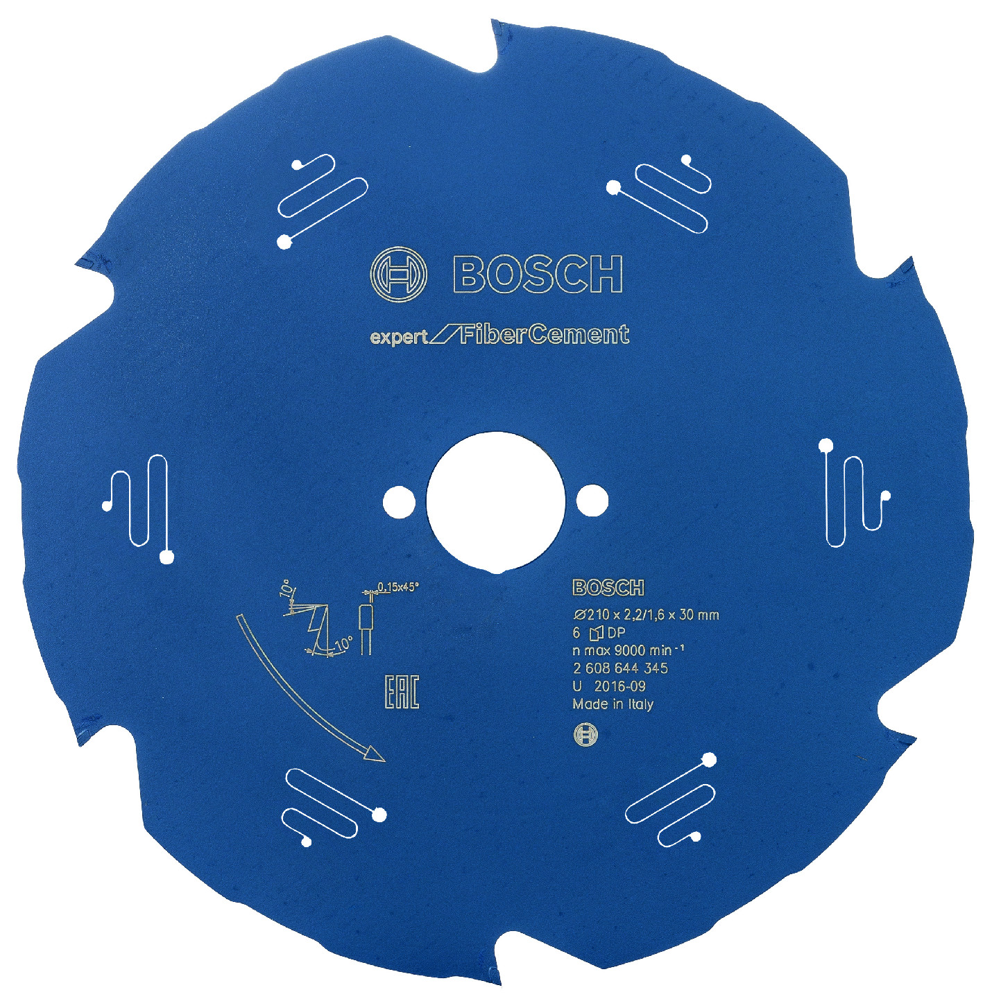 Pilový kotouč Bosch Expert for Fiber Cement 210x30 mm/6z.