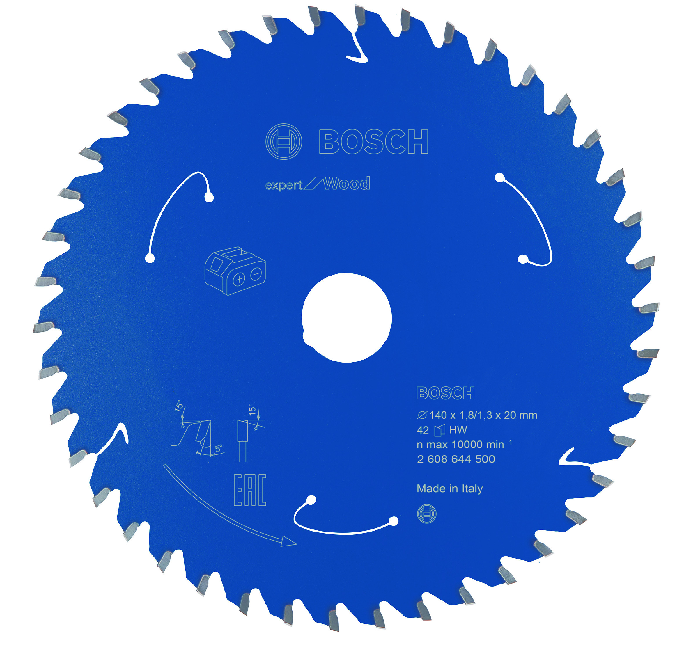 Pilový kotouč Bosch Expert for Wood 140x20 mm Dostupné varianty: Pilový kotouč Bosch Expert for Wood 140x20 mm/42z.