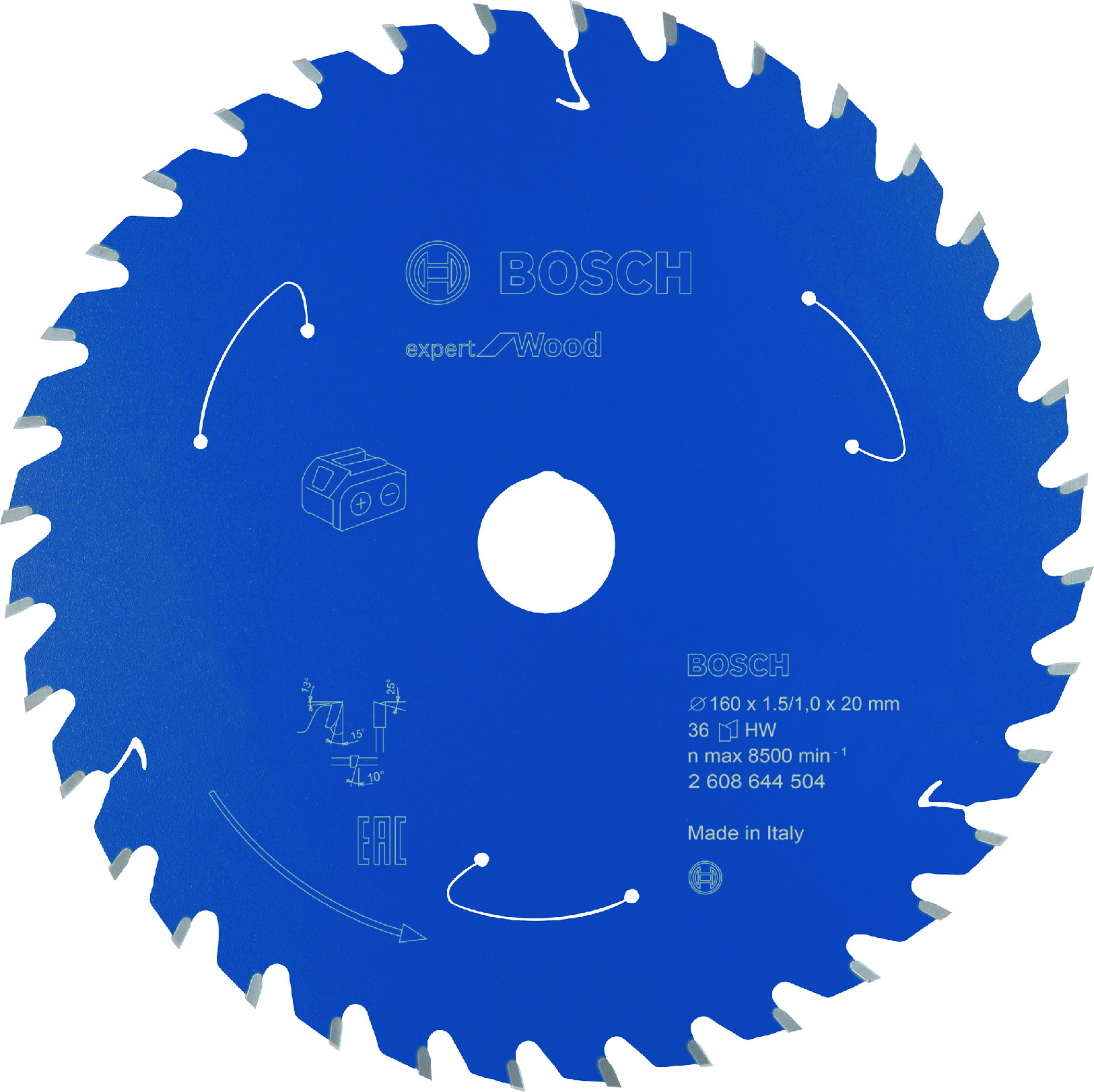 Pilový kotouč Bosch Expert for Wood 160x20 mm Dostupné varianty: Pilový kotouč Bosch Expert for Wood 160x20 mm/36z.