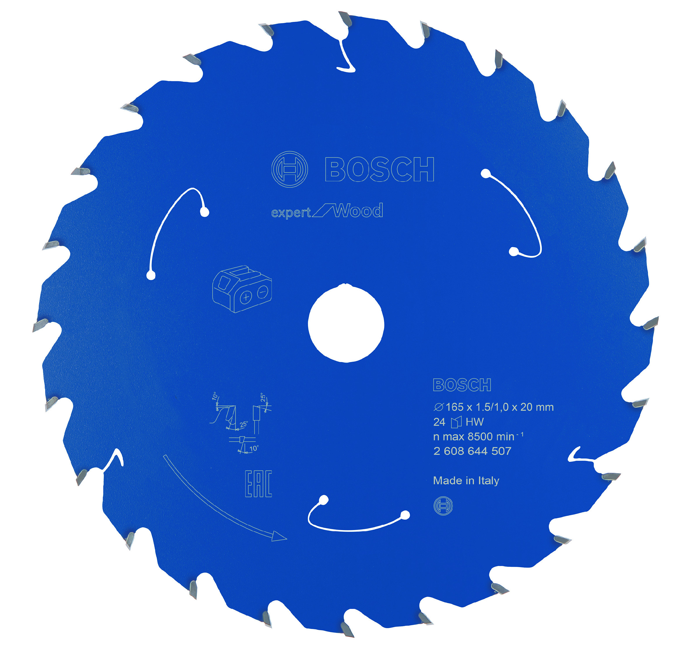 Pilový kotouč Bosch Expert for Wood 165x20 mm Dostupné varianty: Pilový kotouč Bosch Expert for Wood 165x20 mm/24z.
