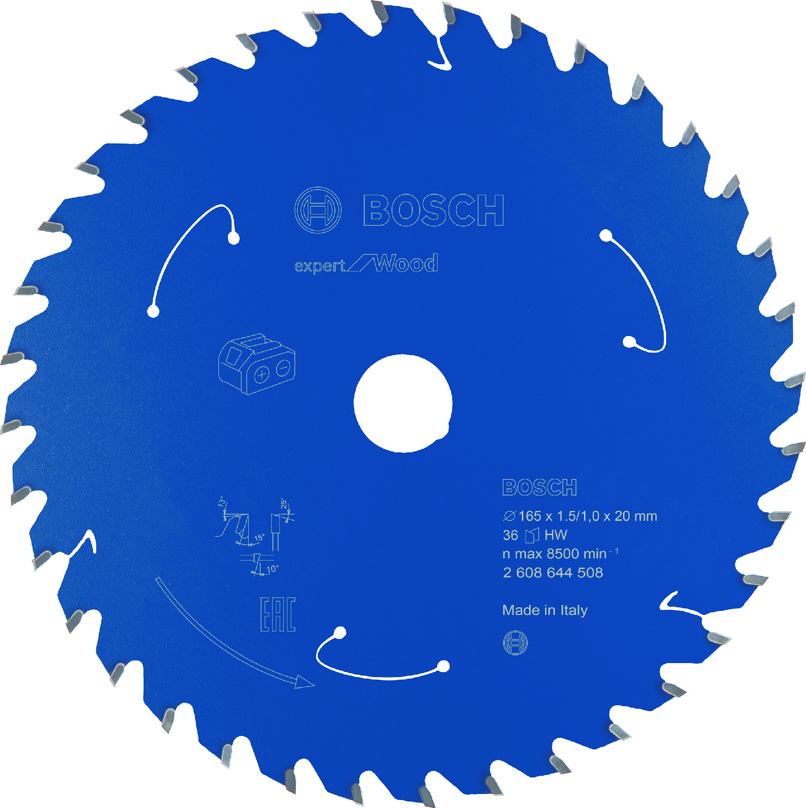 Pilový kotouč Bosch Expert for Wood 165x20 mm Dostupné varianty: Pilový kotouč Bosch Expert for Wood 165x20 mm/36z.