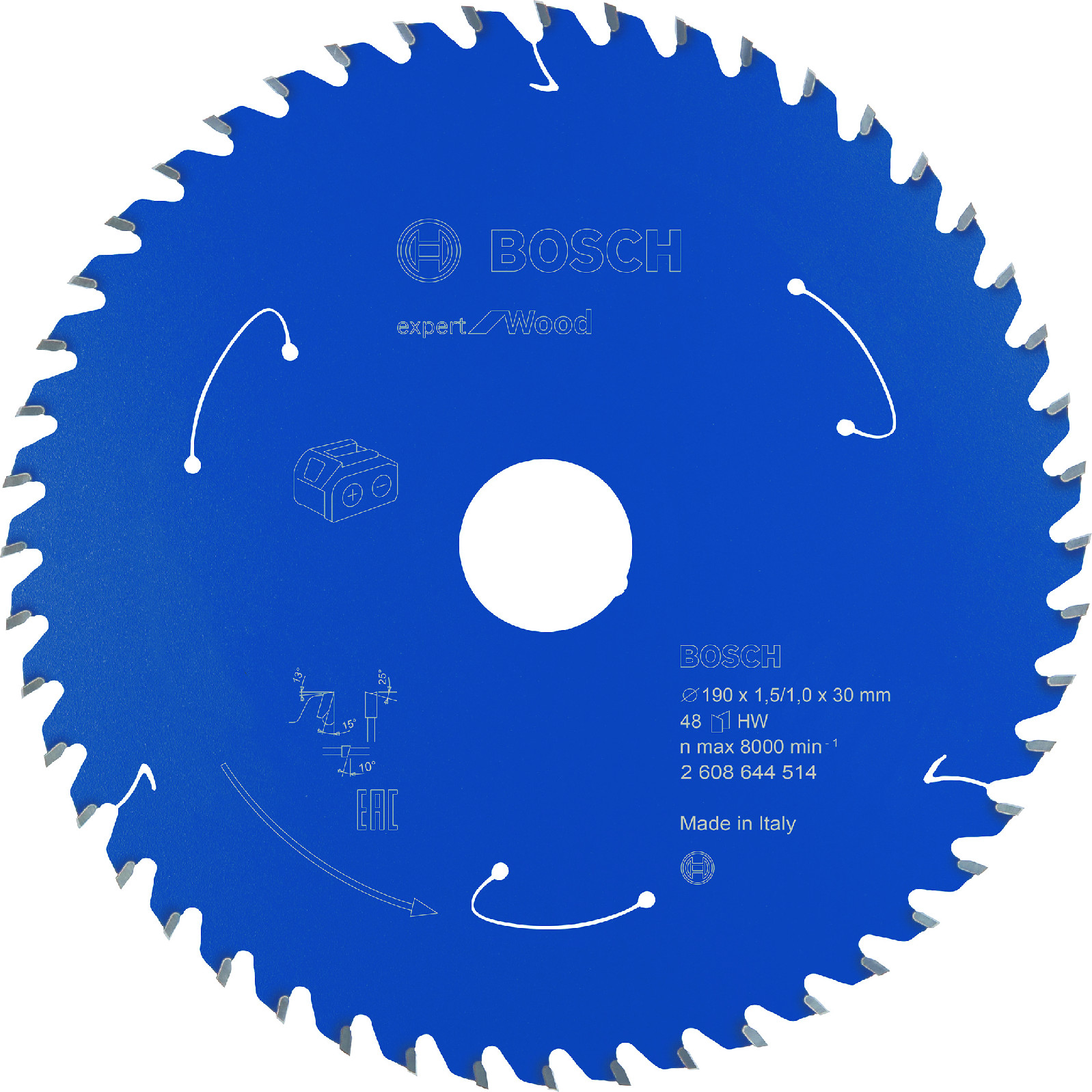Pilový kotouč Bosch Expert for Wood 190x30 mm Dostupné varianty: Pilový kotouč Bosch Expert for Wood 190x30 mm/48z.