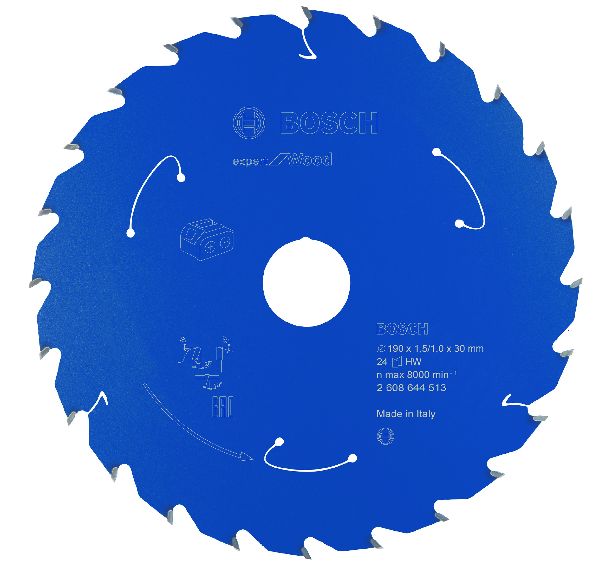 Pilový kotouč Bosch Expert for Wood 190x30 mm Dostupné varianty: Pilový kotouč Bosch Expert for Wood 190x30 mm/24z.