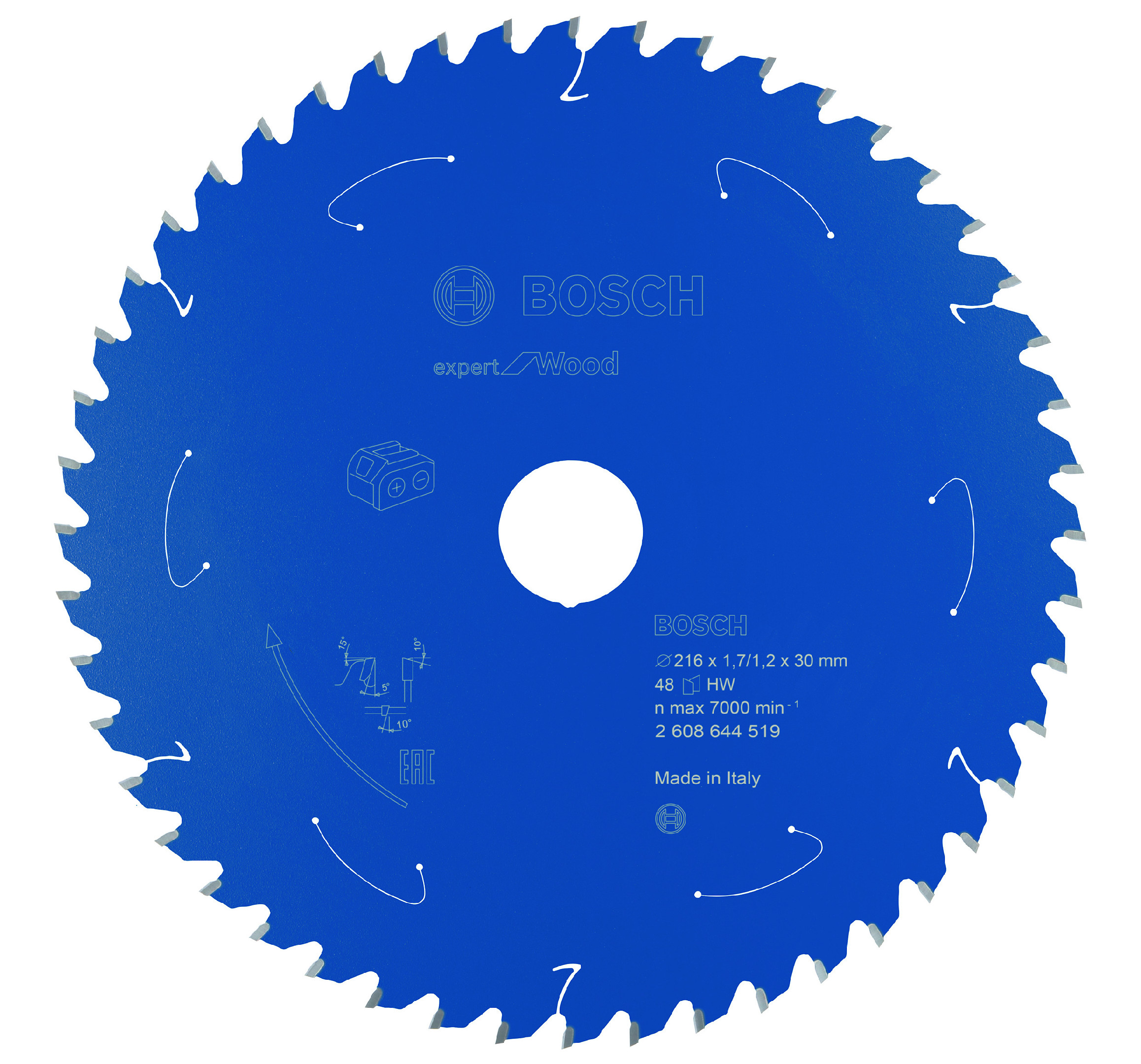 Pilový kotouč Bosch Expert for Wood 216x30 mm Dostupné varianty: Pilový kotouč Bosch Expert for Wood 216x30 mm/48z.