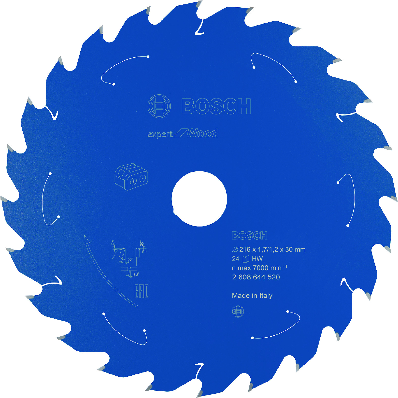 Pilový kotouč Bosch Expert for Wood 216x30 mm Dostupné varianty: Pilový kotouč Bosch Expert for Wood 216x30 mm/24z.
