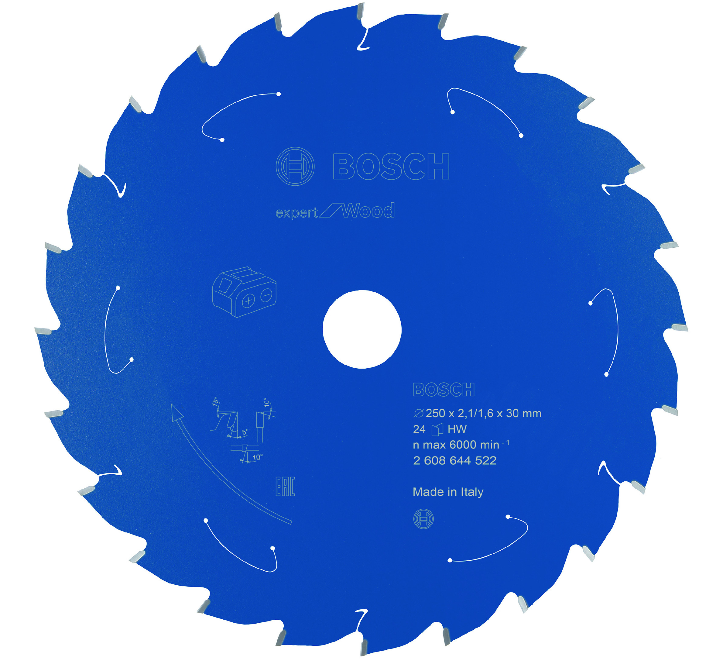 Pilový kotouč Bosch Expert for Wood 250x30 mm Dostupné varianty: Pilový kotouč Bosch Expert for Wood 250x30 mm/24z.