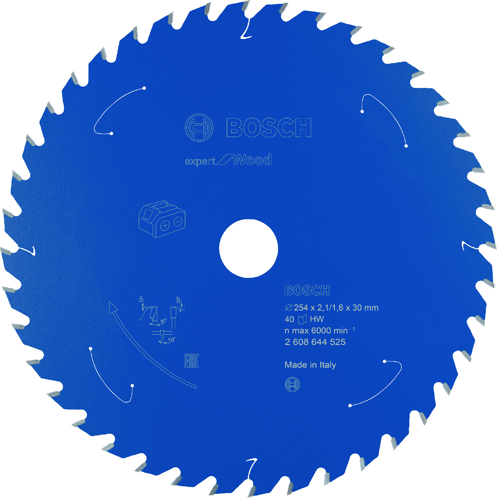 Pilový kotouč Bosch Expert for Wood 254x30 mm Dostupné varianty: Pilový kotouč Bosch Expert for Wood 254x30 mm/40z.