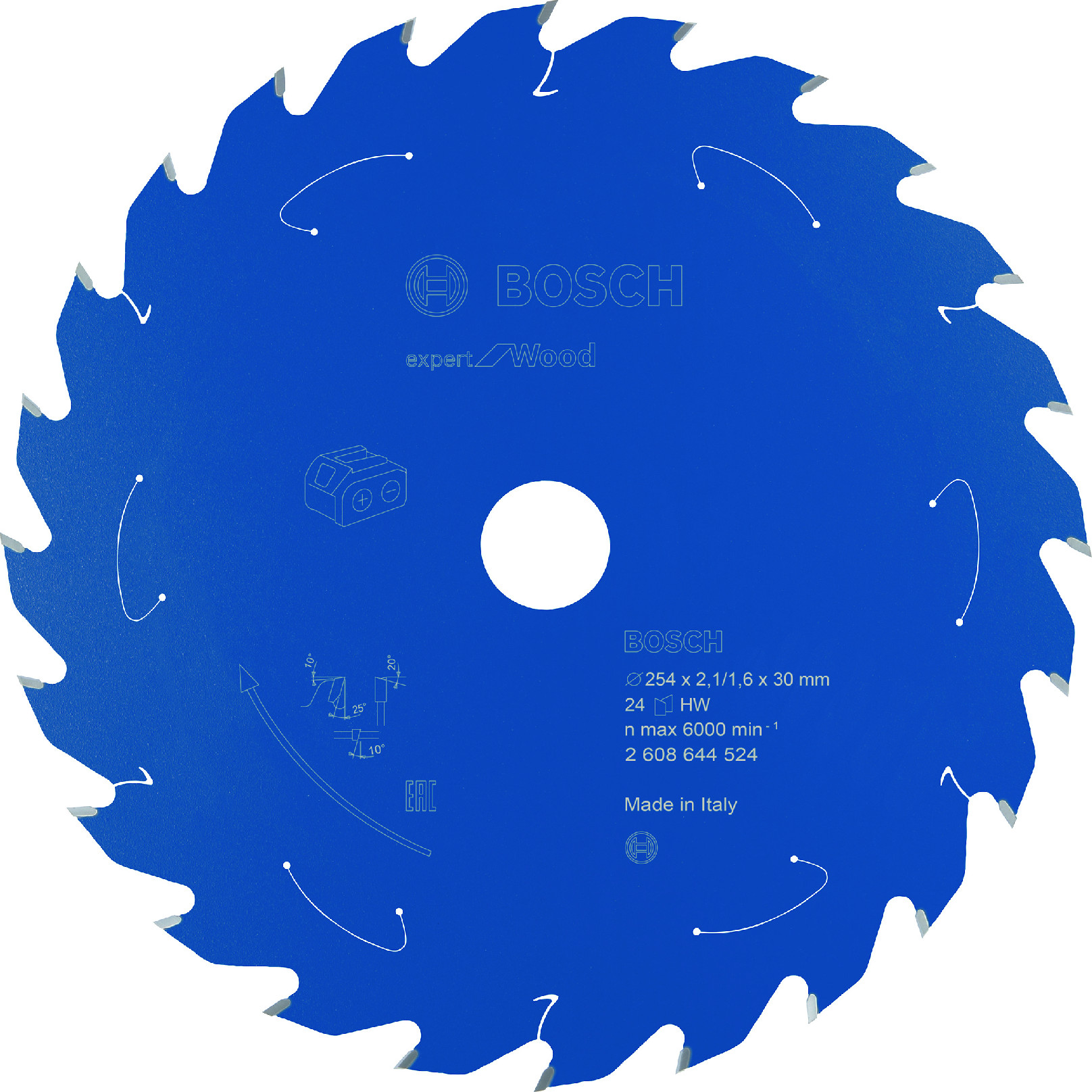 Pilový kotouč Bosch Expert for Wood 254x30 mm Dostupné varianty: Pilový kotouč Bosch Expert for Wood 254x30 mm/24z.