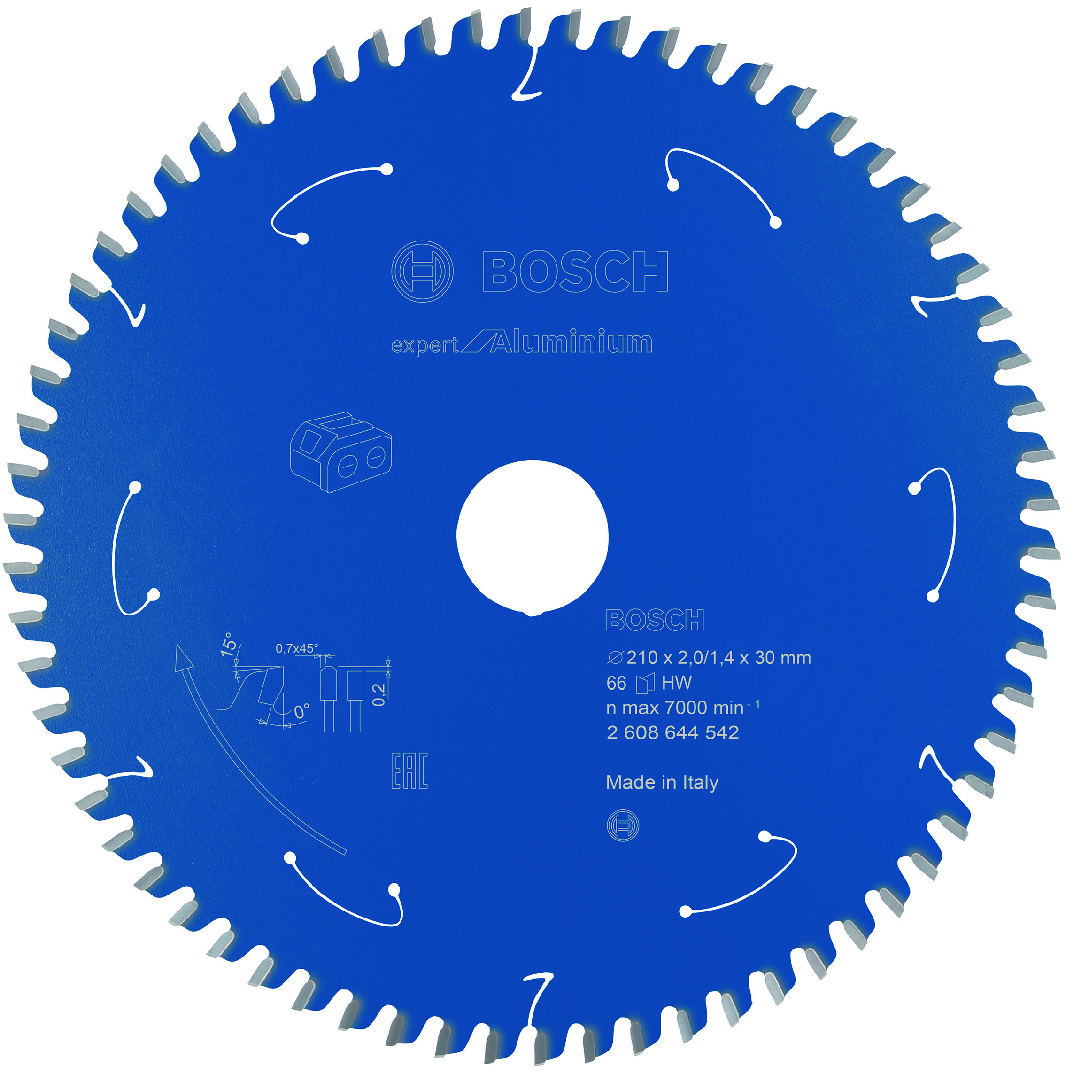 Pilový kotouč Bosch Expert for Aluminium 210x30 mm/66z.