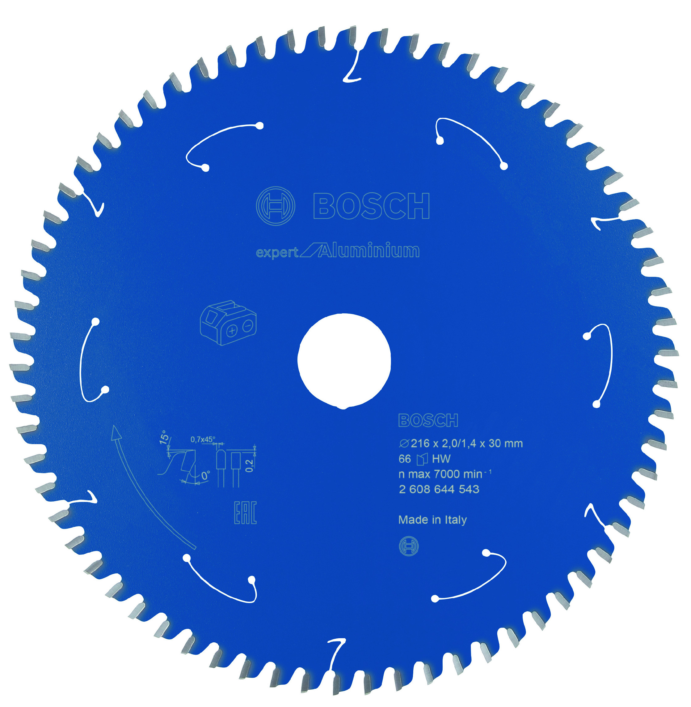 Pilový kotouč Bosch Expert for Aluminium 216x30 mm/66z.