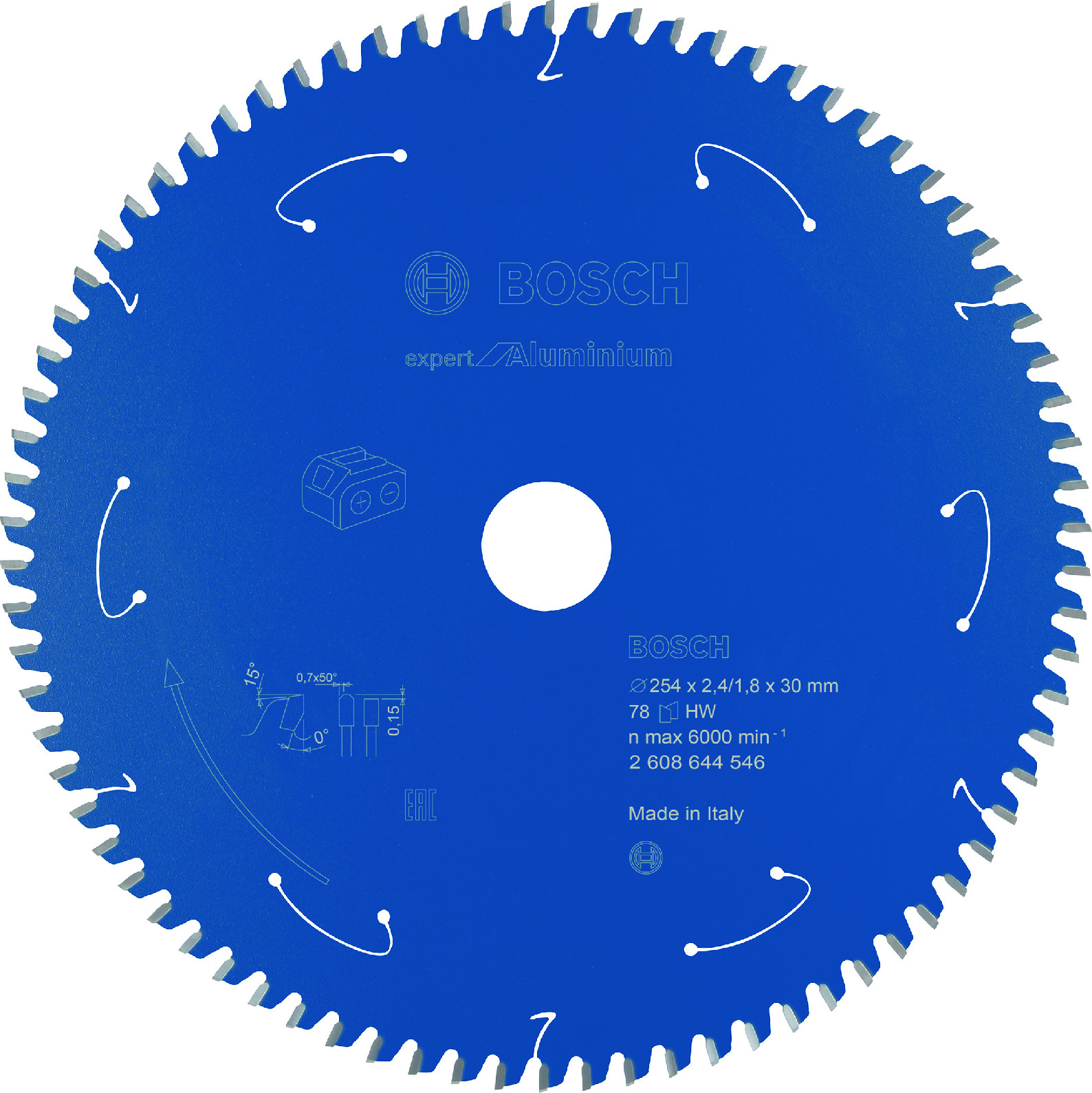 Pilový kotouč Bosch Expert for Aluminium 254x30 mm/78z.