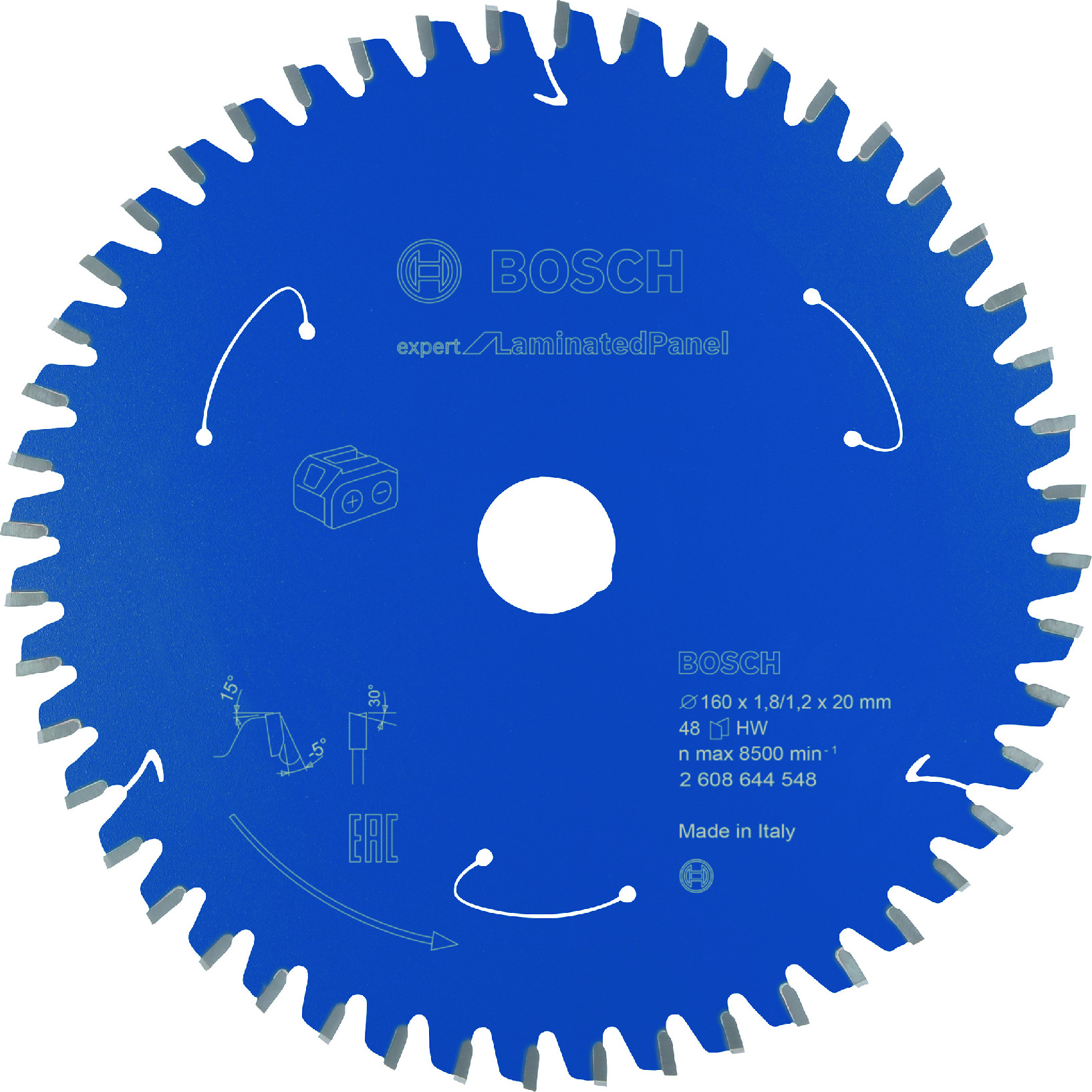 Pilový kotouč Bosch Expert for Laminated Panel 160x20 mm/48z.