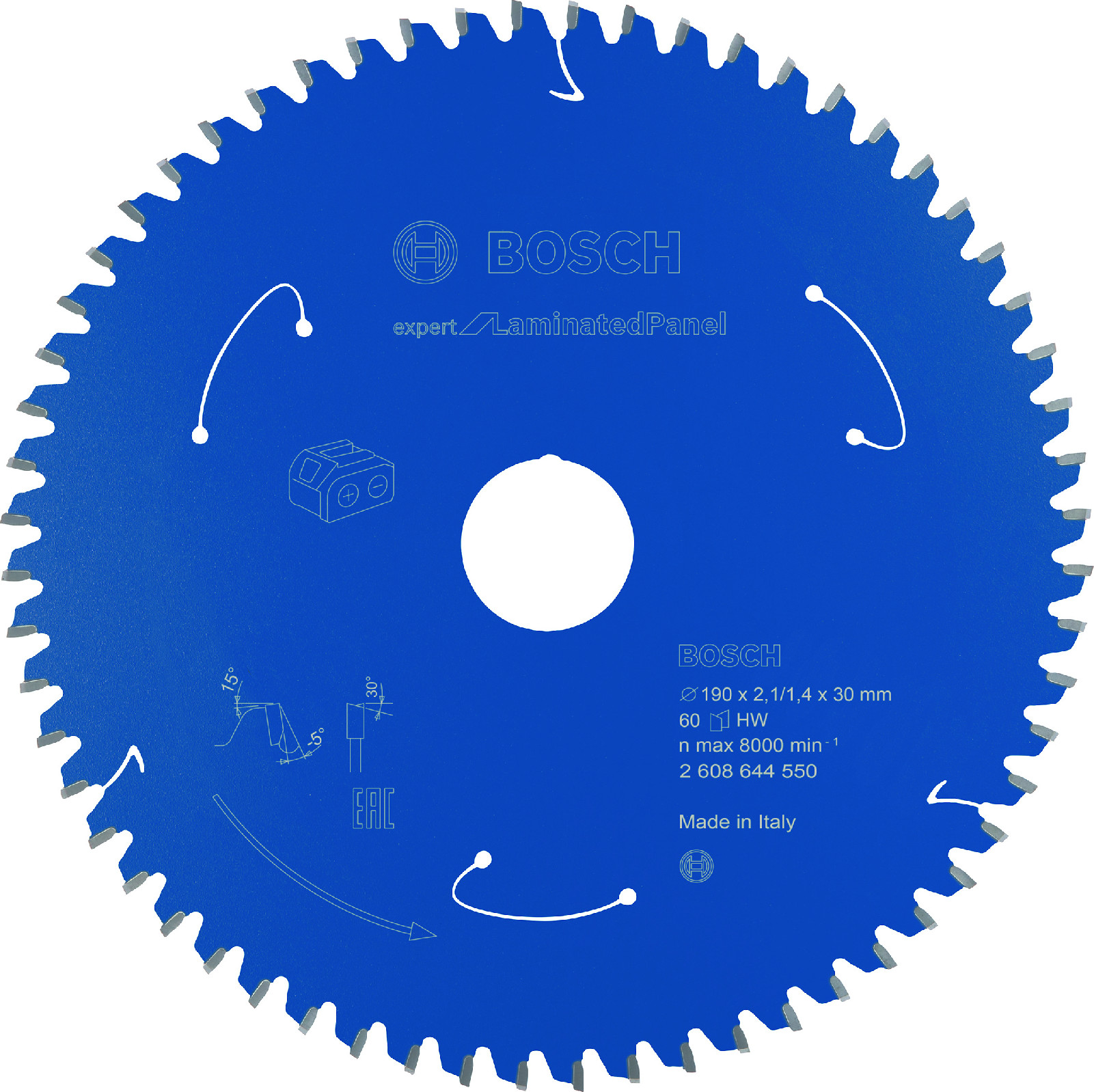 Pilový kotouč Bosch Expert for Laminated Panel 190x30 mm/60z.