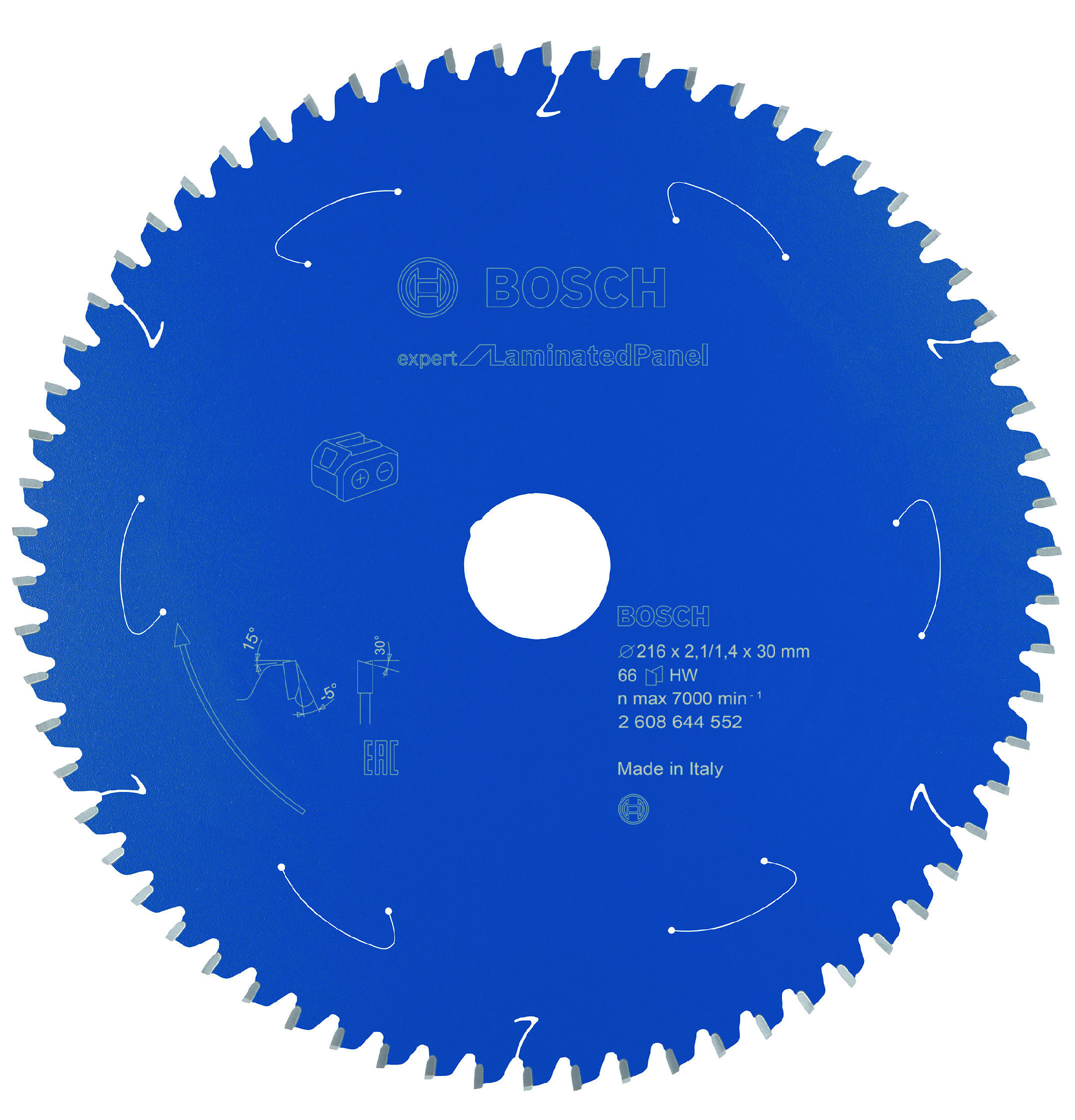 Pilový kotouč Bosch Expert for Laminated Panel 216x30 mm/66z.