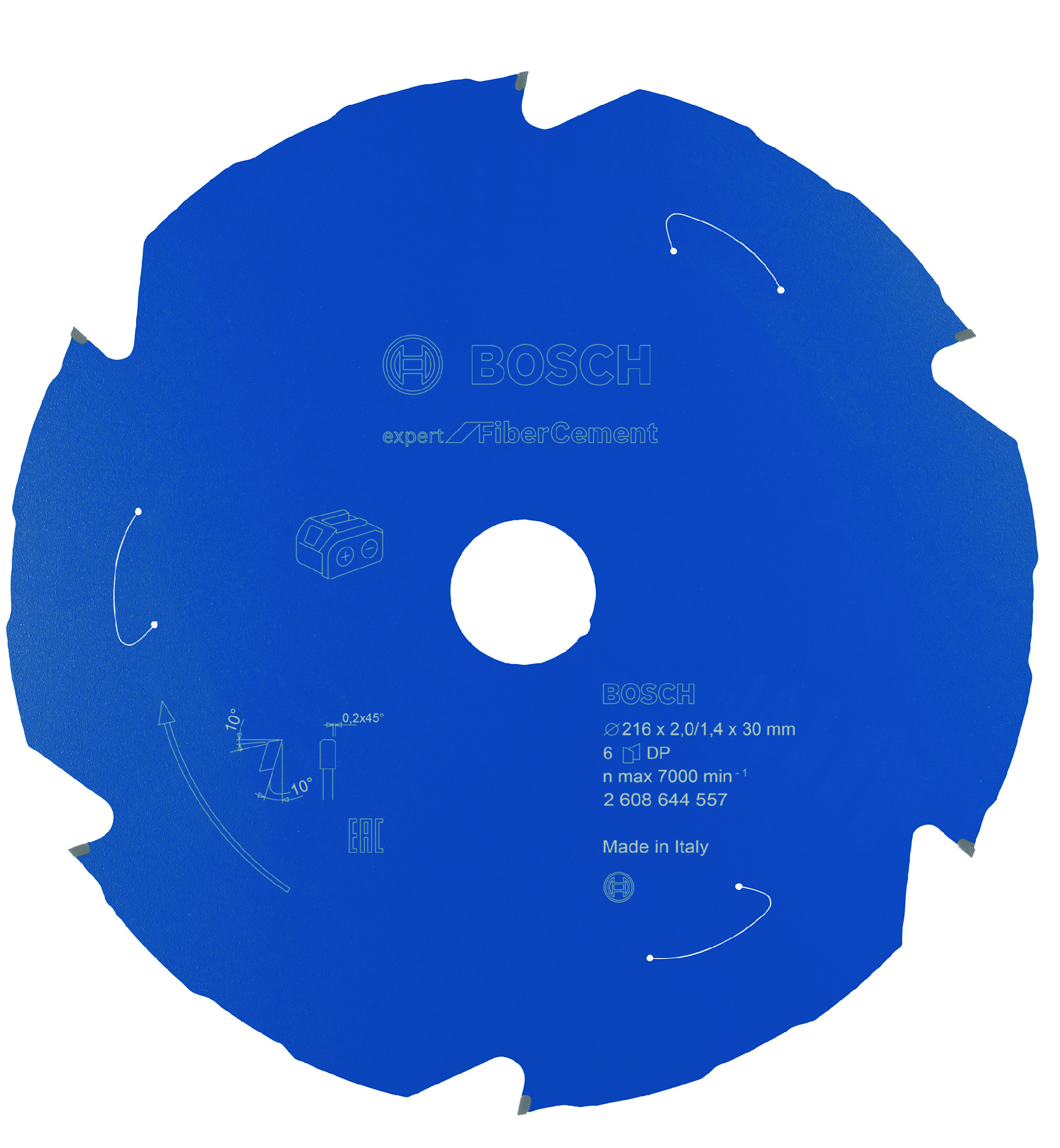 Pilový kotouč Bosch Expert for Fiber Cement 216x30 mm/6z.