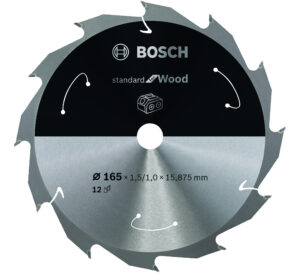 Pilový kotouč Bosch Standard for Wood 165x16 mm Dostupné varianty: Pilový kotouč Bosch Standard for Wood 165x16 mm/12z.
