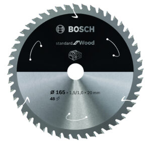 Pilový kotouč Bosch Standard for Wood 165x20 mm Dostupné varianty: Pilový kotouč Bosch Standard for Wood 165x20 mm/48z.