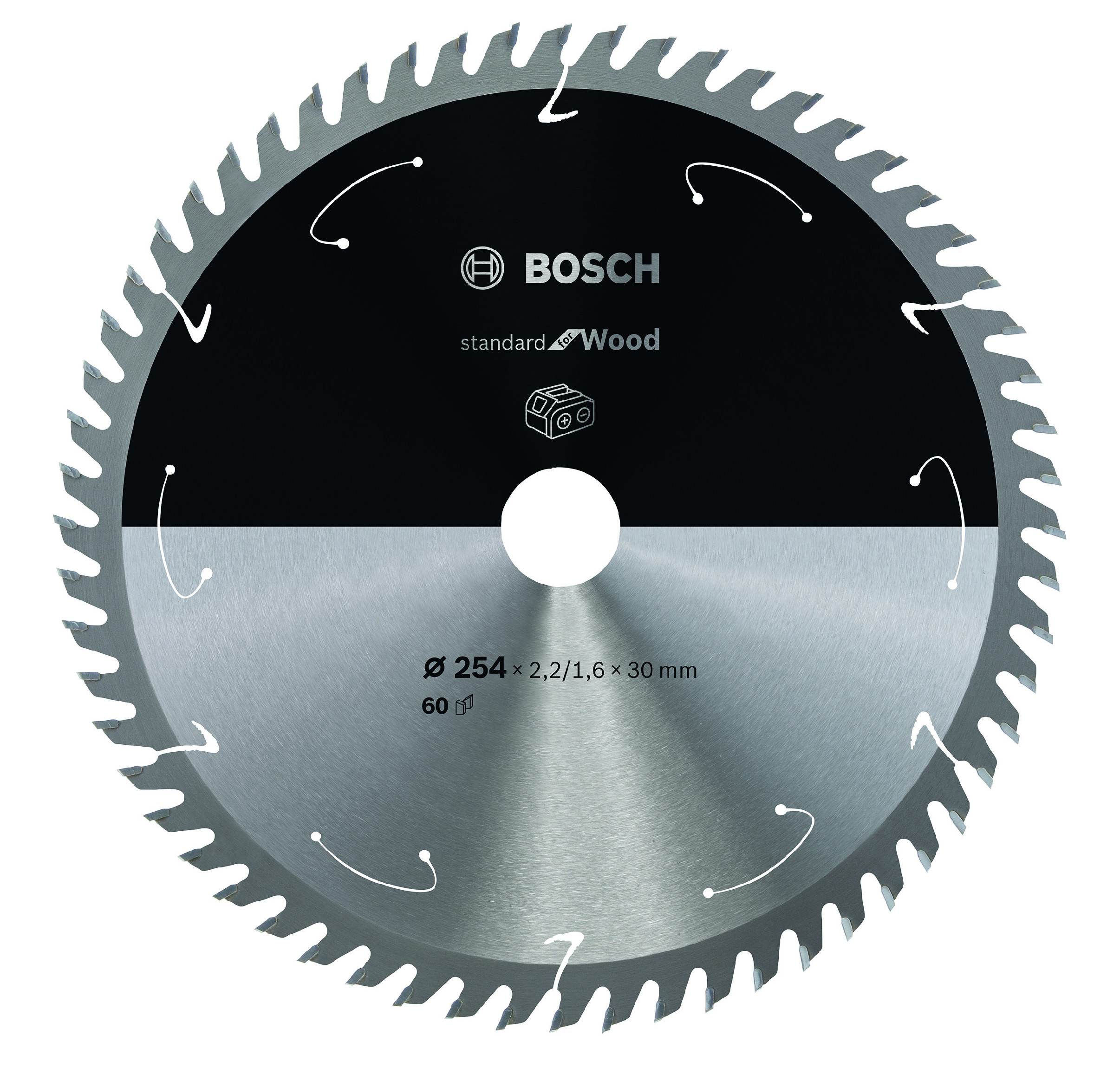 Pilový kotouč Bosch Standard for Wood 254x30 mm Dostupné varianty: Pilový kotouč Bosch Standard for Wood 254x30 mm/60z.