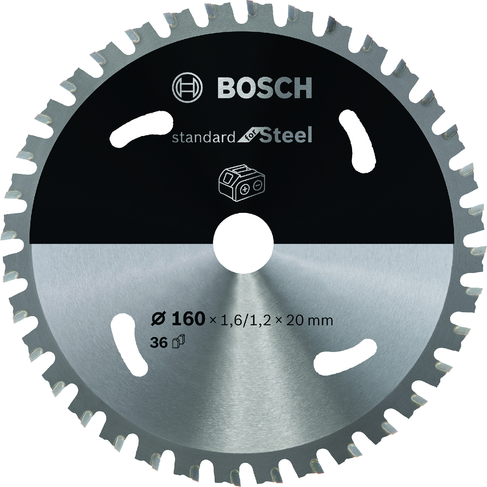 Pilový kotouč Bosch Standard for Steel 160x20 mm/36z.