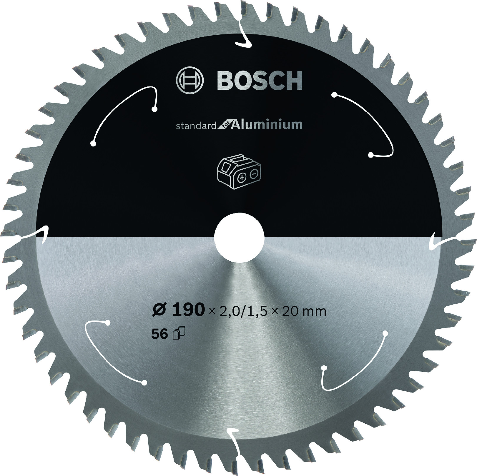 Pilový kotouč Bosch Standard for Aluminium 190x20 mm/56z.