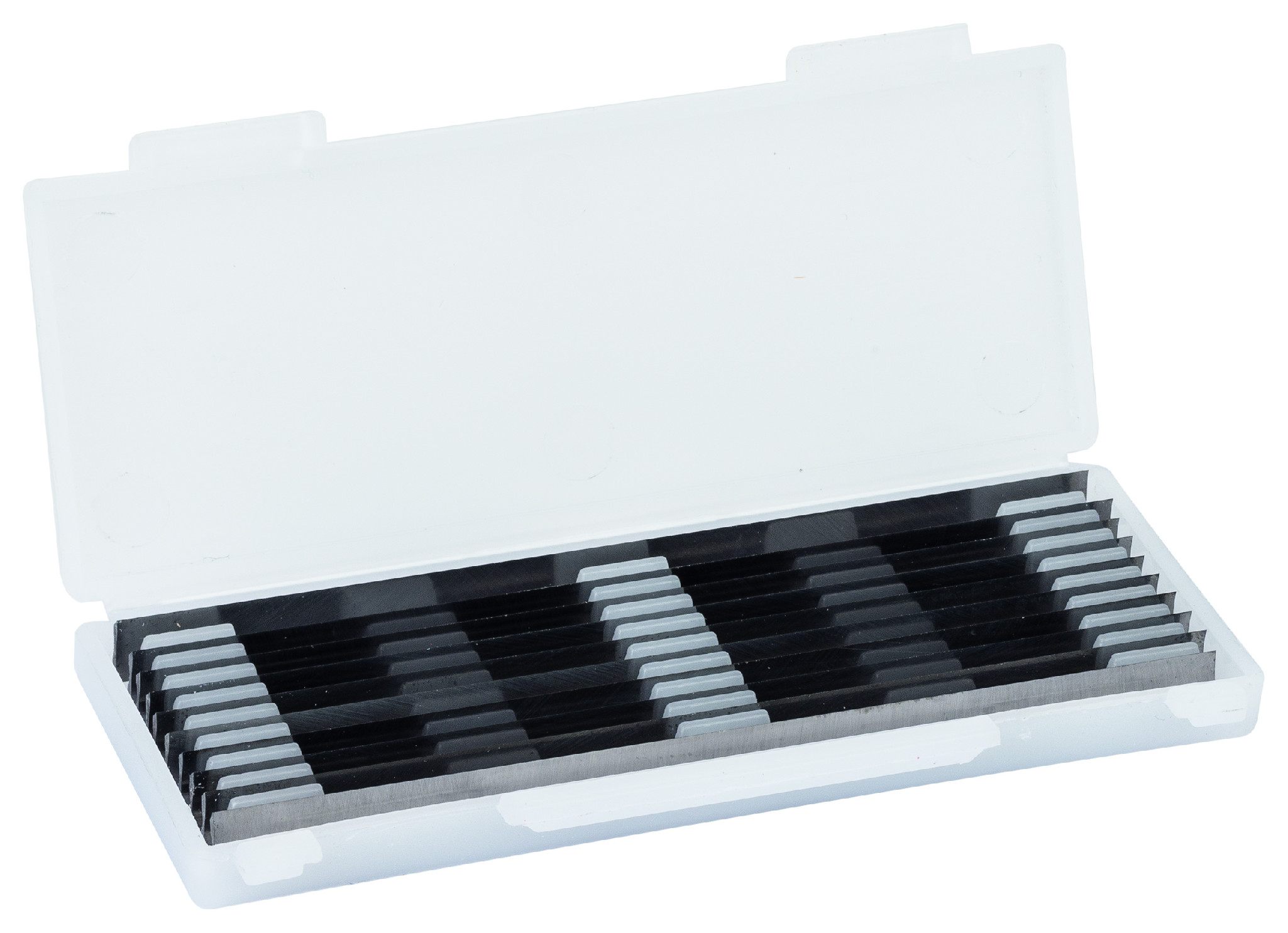 Sada hoblovacích nožů (10ks) Bosch rovné