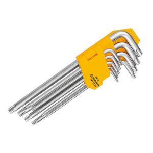 Sada klíčů TORX (9 ks) T10-T50 Worksite WT2154