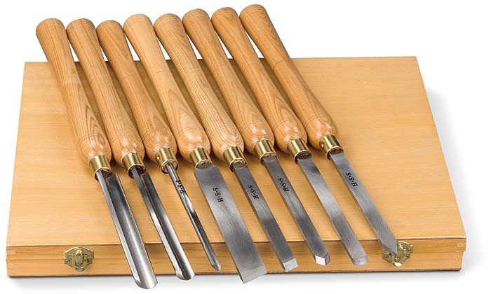 Holzstar Soustružnická dláta na dřevo sada 8 ks (5931011)